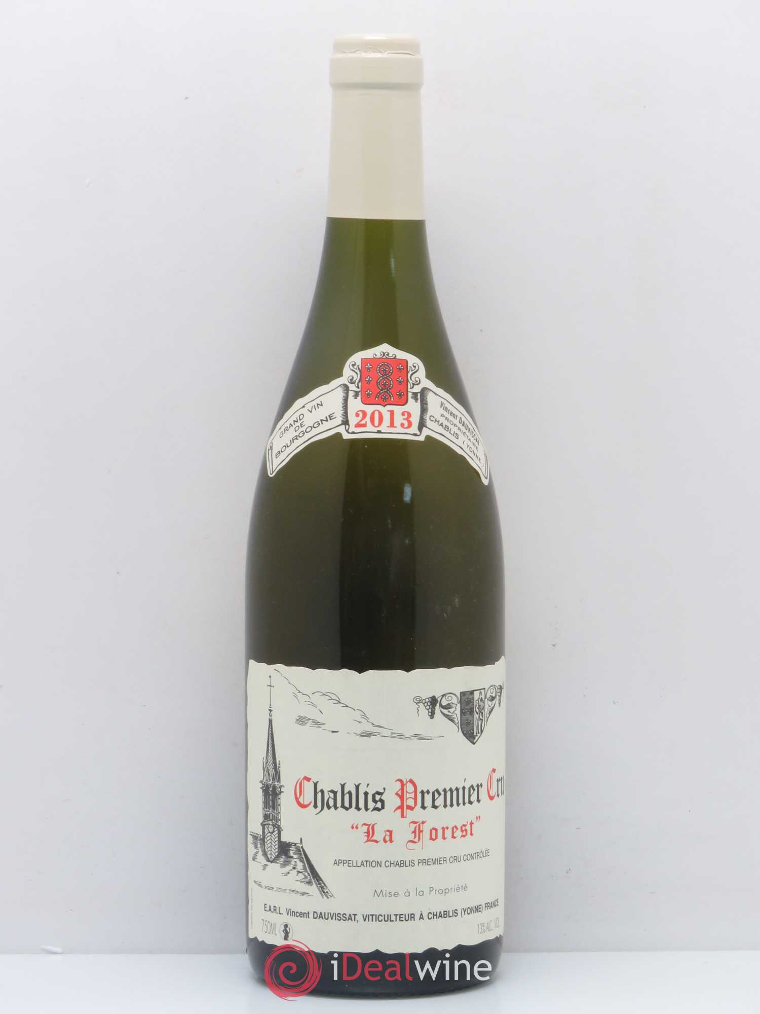 Chablis 1er Cru La Forest Vincent Dauvissat (Domaine) 2013 - Lot de 1 bouteille - 0
