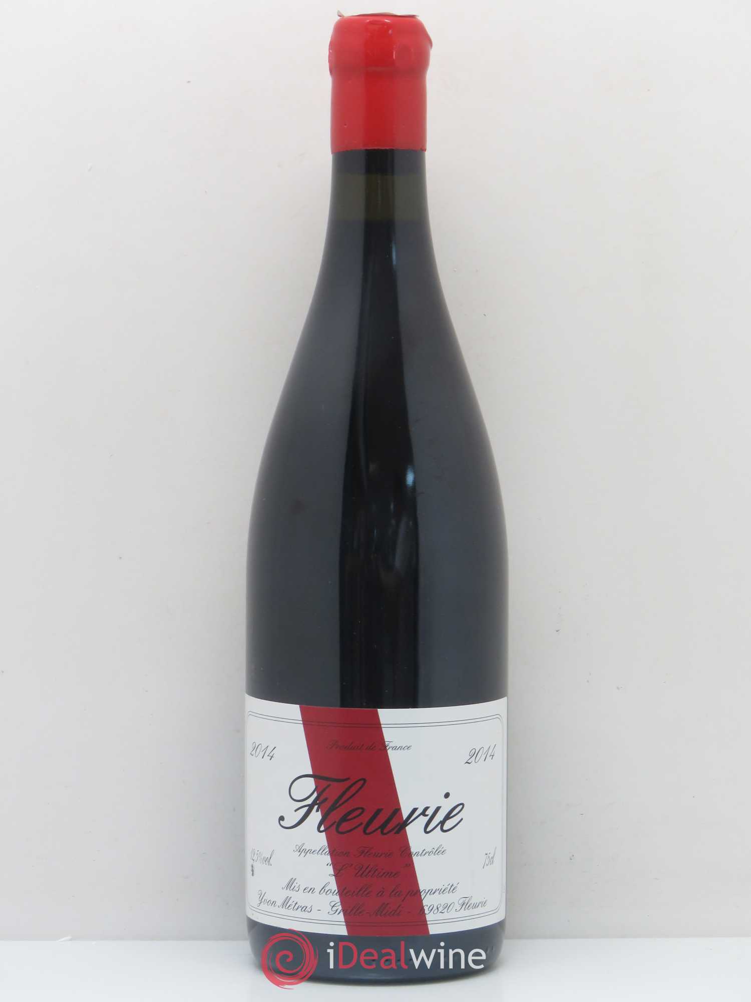 Fleurie l'Ultime Yvon Métras 2014 - Lot de 1 bouteille - 0