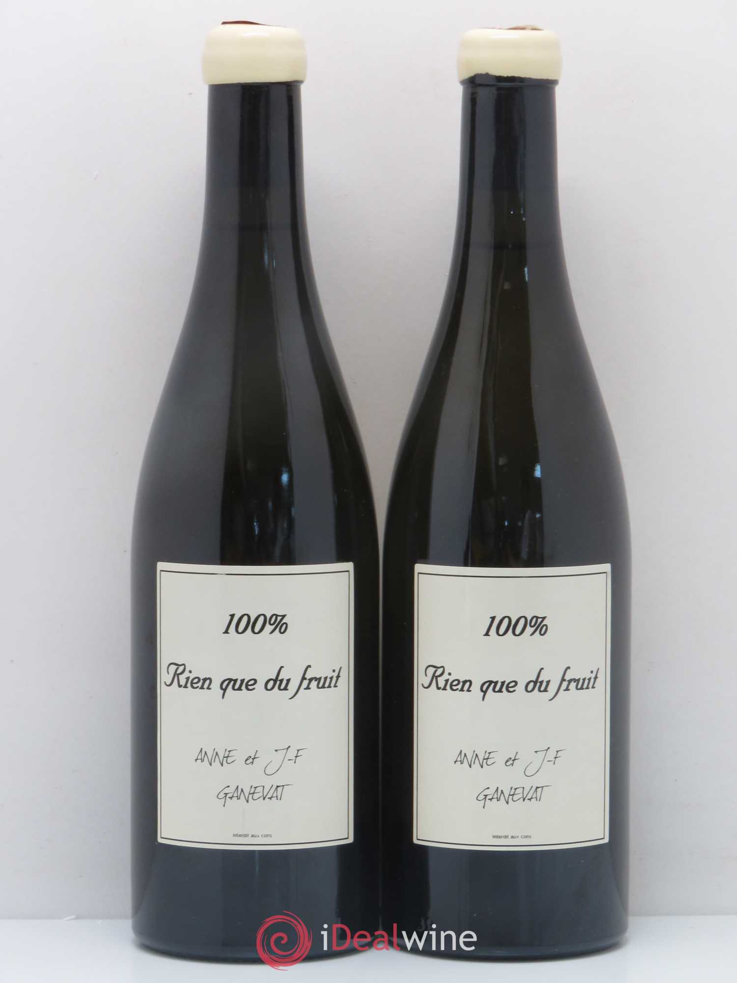 Vin de France 100% Rien que du fruit Anne et Jean François Ganevat - Lot de 2 bouteilles - 0