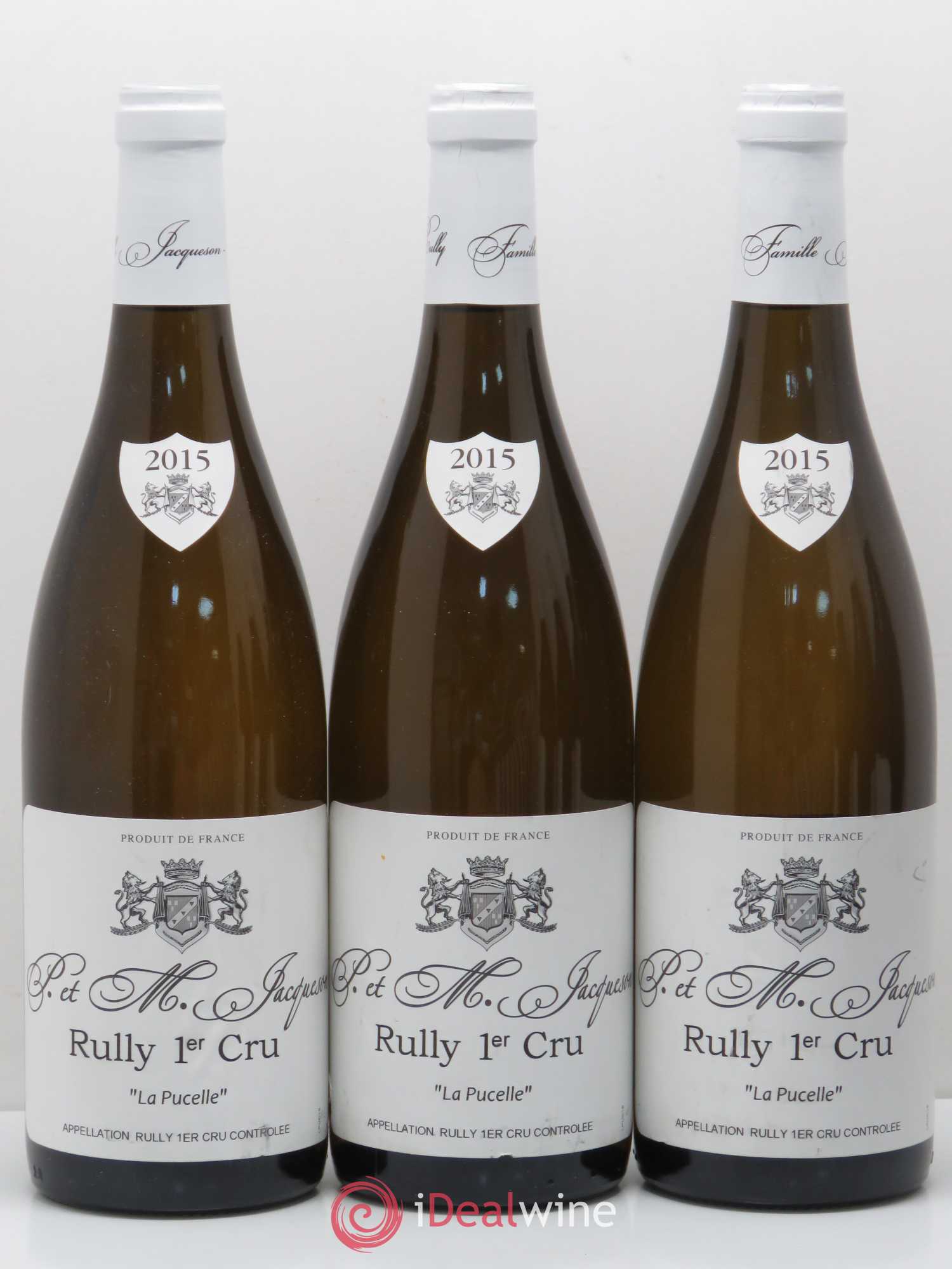 Rully 1er Cru La Pucelle Domaine Paul et Marie Jacqueson 2015 - Posten von 6 Flaschen - 1