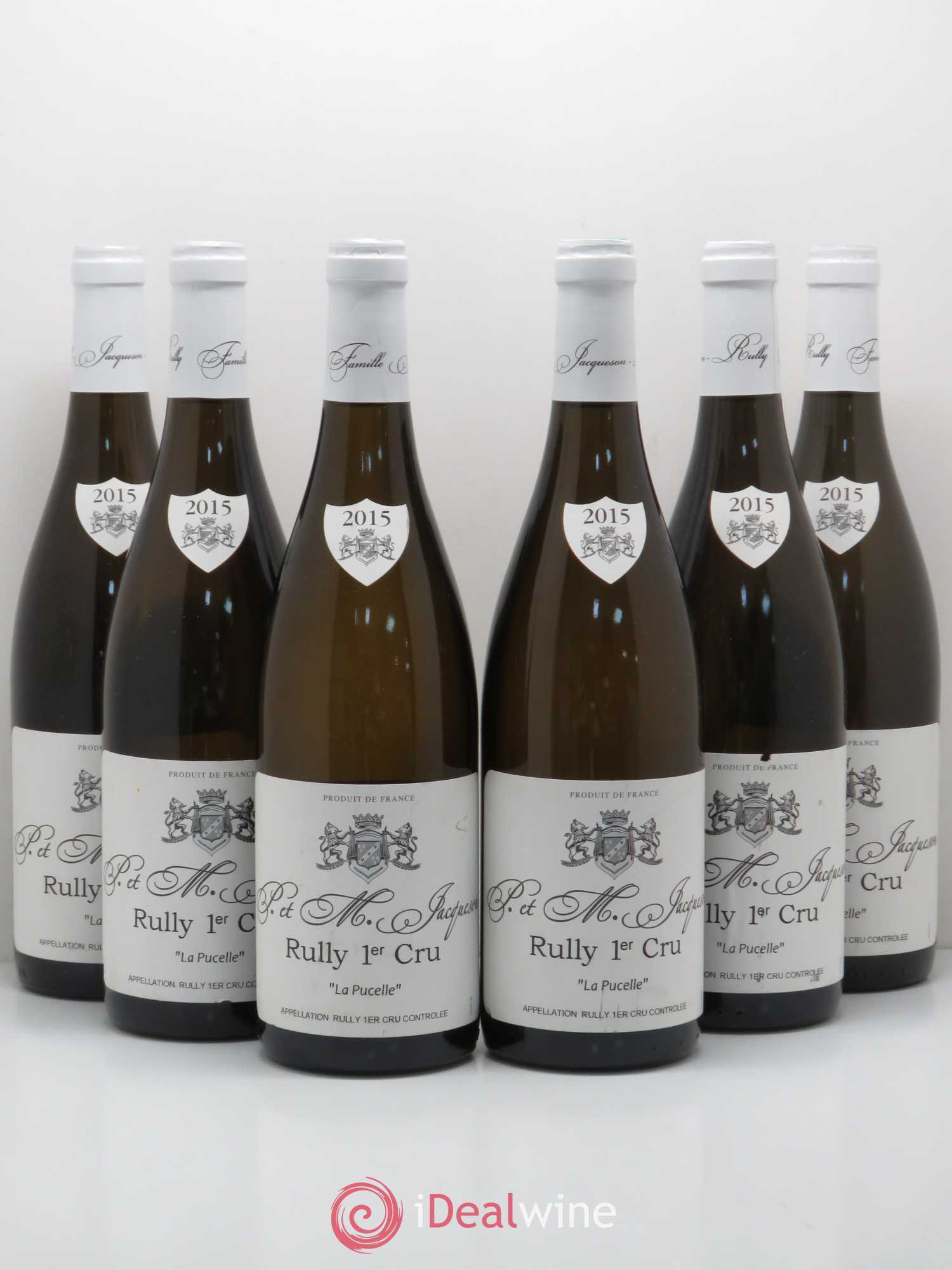 Rully 1er Cru La Pucelle Domaine Paul et Marie Jacqueson 2015 - Posten von 6 Flaschen - 0