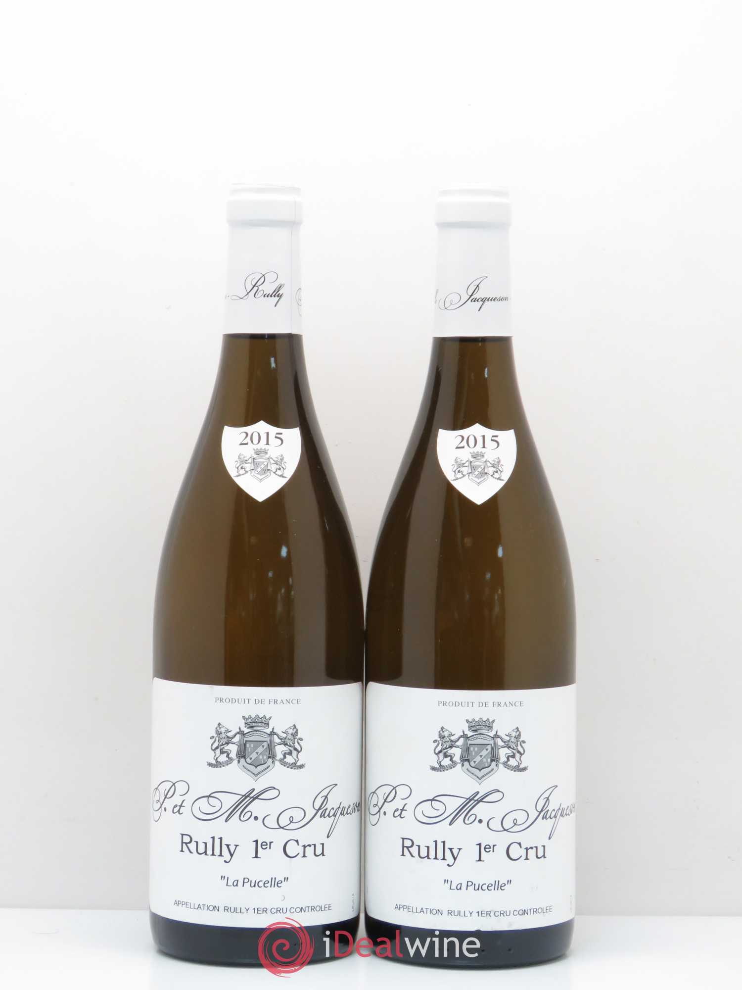 Rully 1er Cru La Pucelle Paul & Marie Jacqueson 2015 - Lot de 2 bouteilles - 0