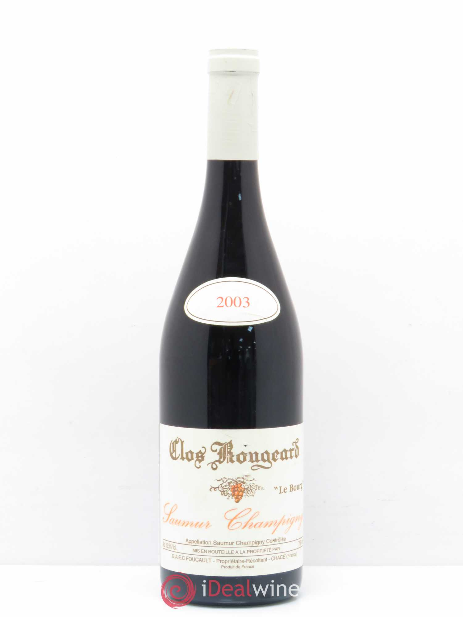 Saumur-Champigny Le Bourg Clos Rougeard 2003 - Lot de 1 bouteille - 0