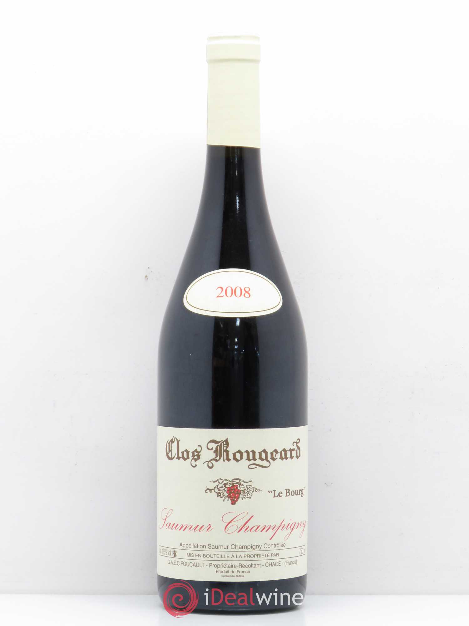 Saumur-Champigny Le Bourg Clos Rougeard 2008 - Lot de 1 bouteille - 0