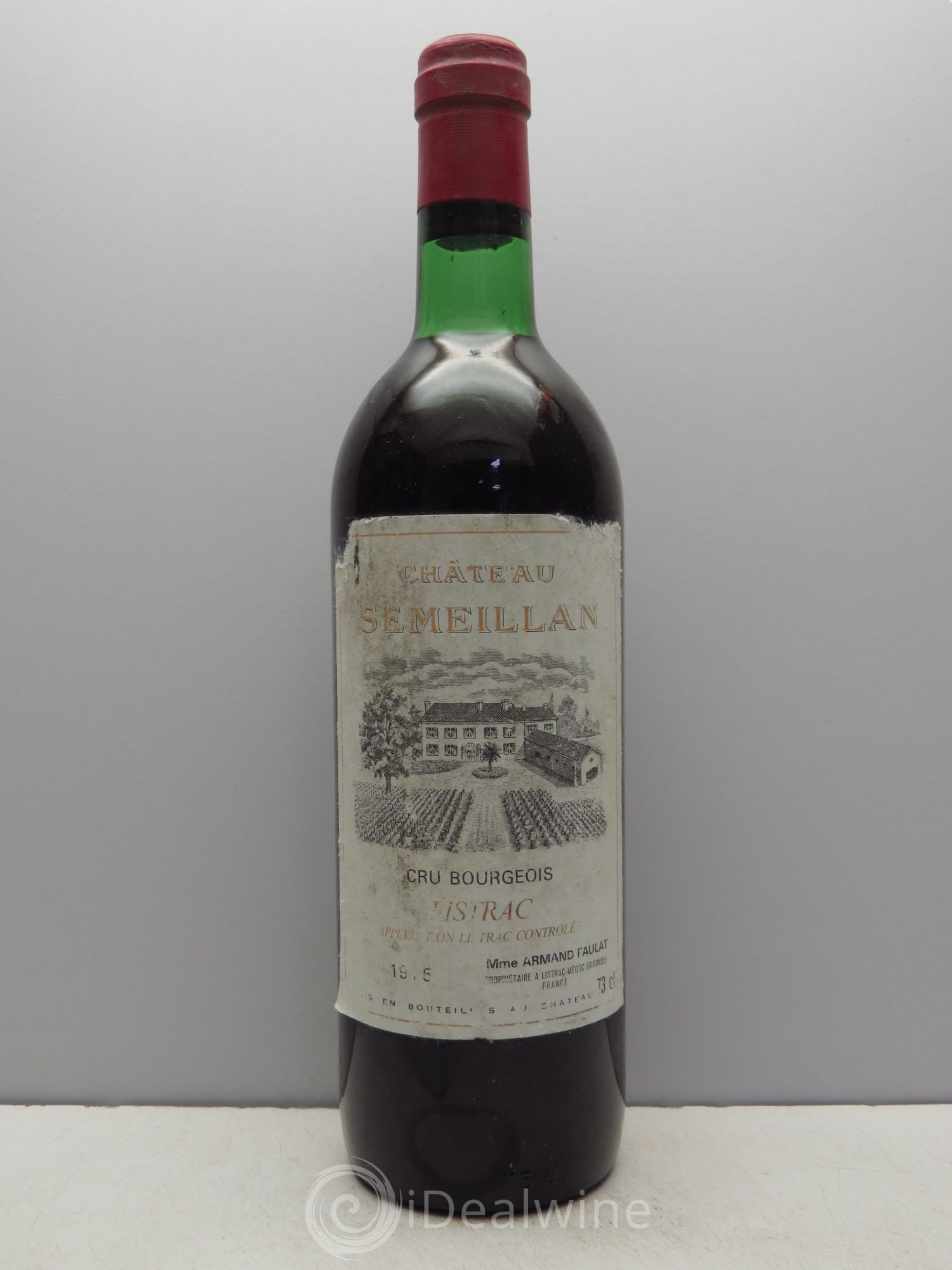 Listrac Château Semeillan (sans prix de réserve / no reserve) 1975 - Posten von 1 Flasche - 0