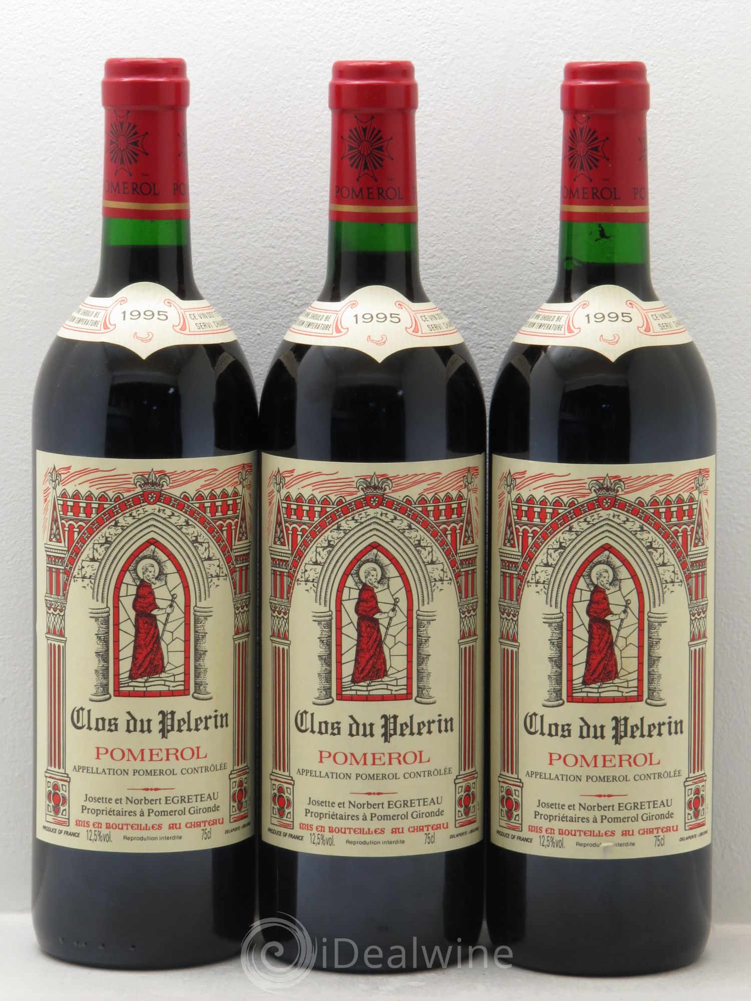 Clos du Pèlerin 1995 - Lot de 3 bouteilles - 0