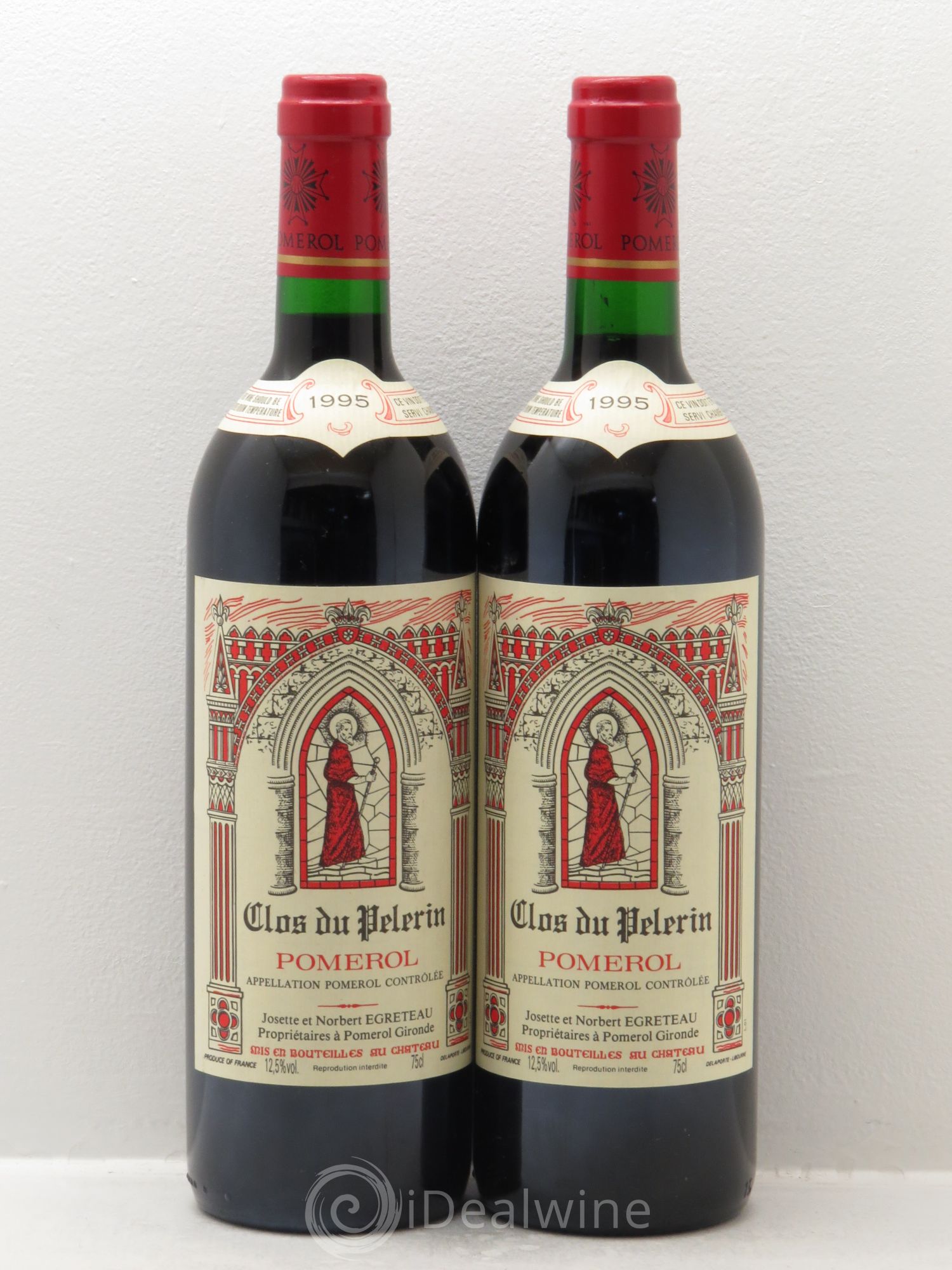 Clos du Pèlerin (sans prix de réserve) 1995 - Lot de 2 bouteilles - 0