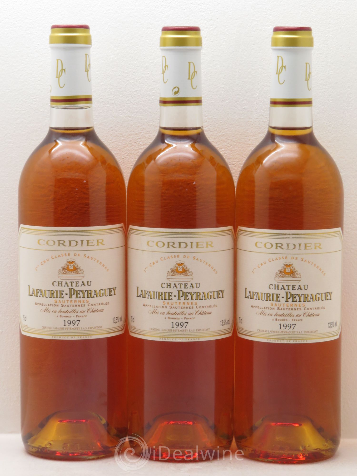 Château Lafaurie-Peyraguey 1er Grand Cru Classé 1997 - Lotto di 3 bottiglie - 0