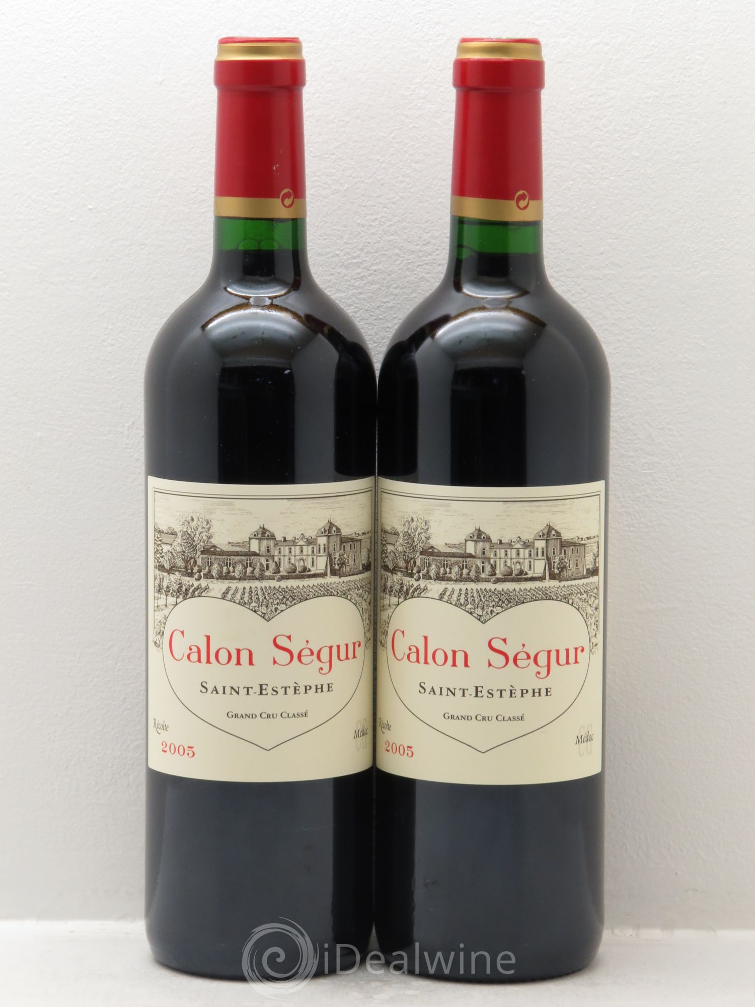Château Calon Ségur 3ème Grand Cru Classé 2005 - Lot de 2 bouteilles - 0
