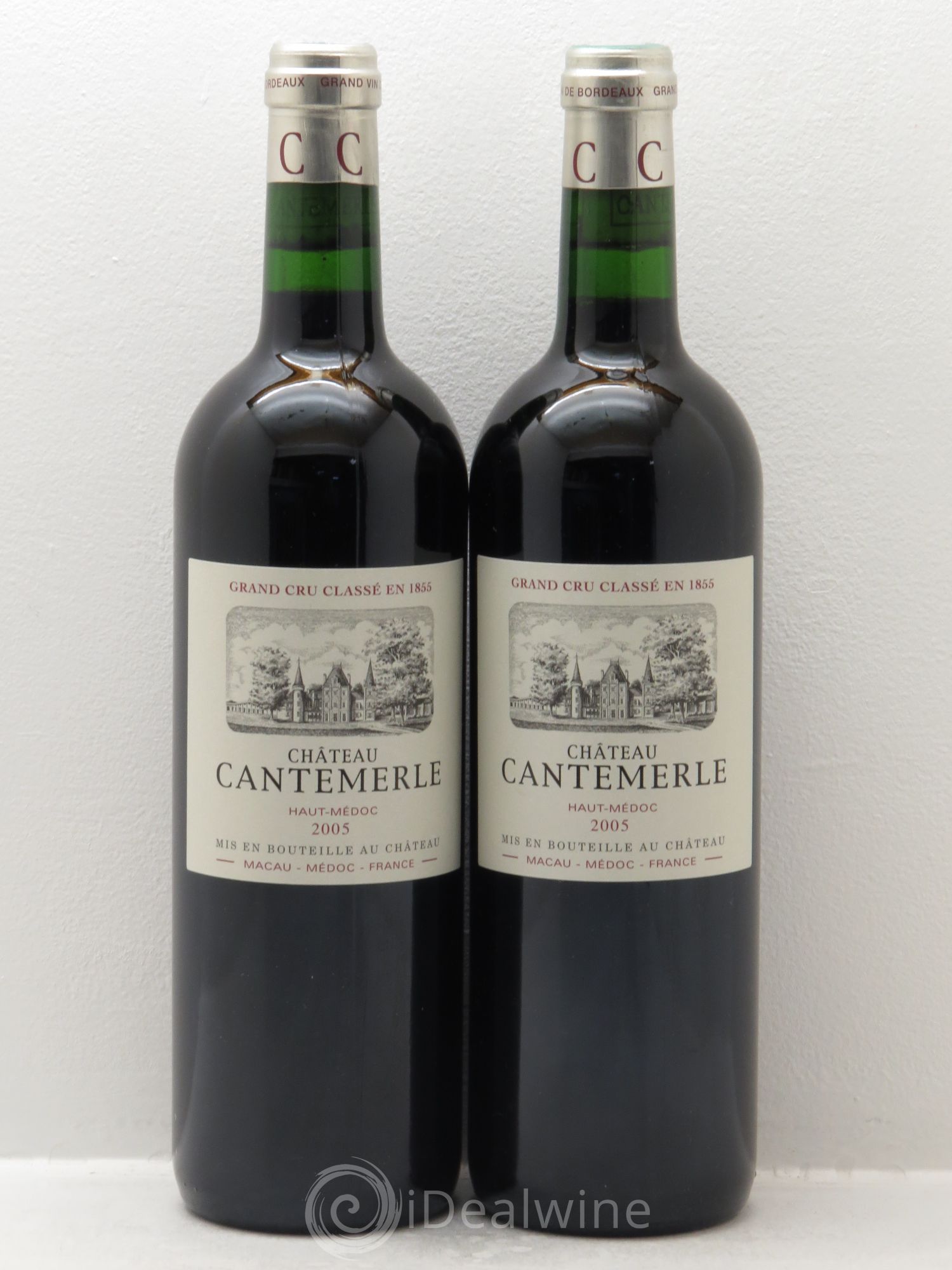Château Cantemerle 5ème Grand Cru Classé 2005 - Lot de 2 bouteilles - 0