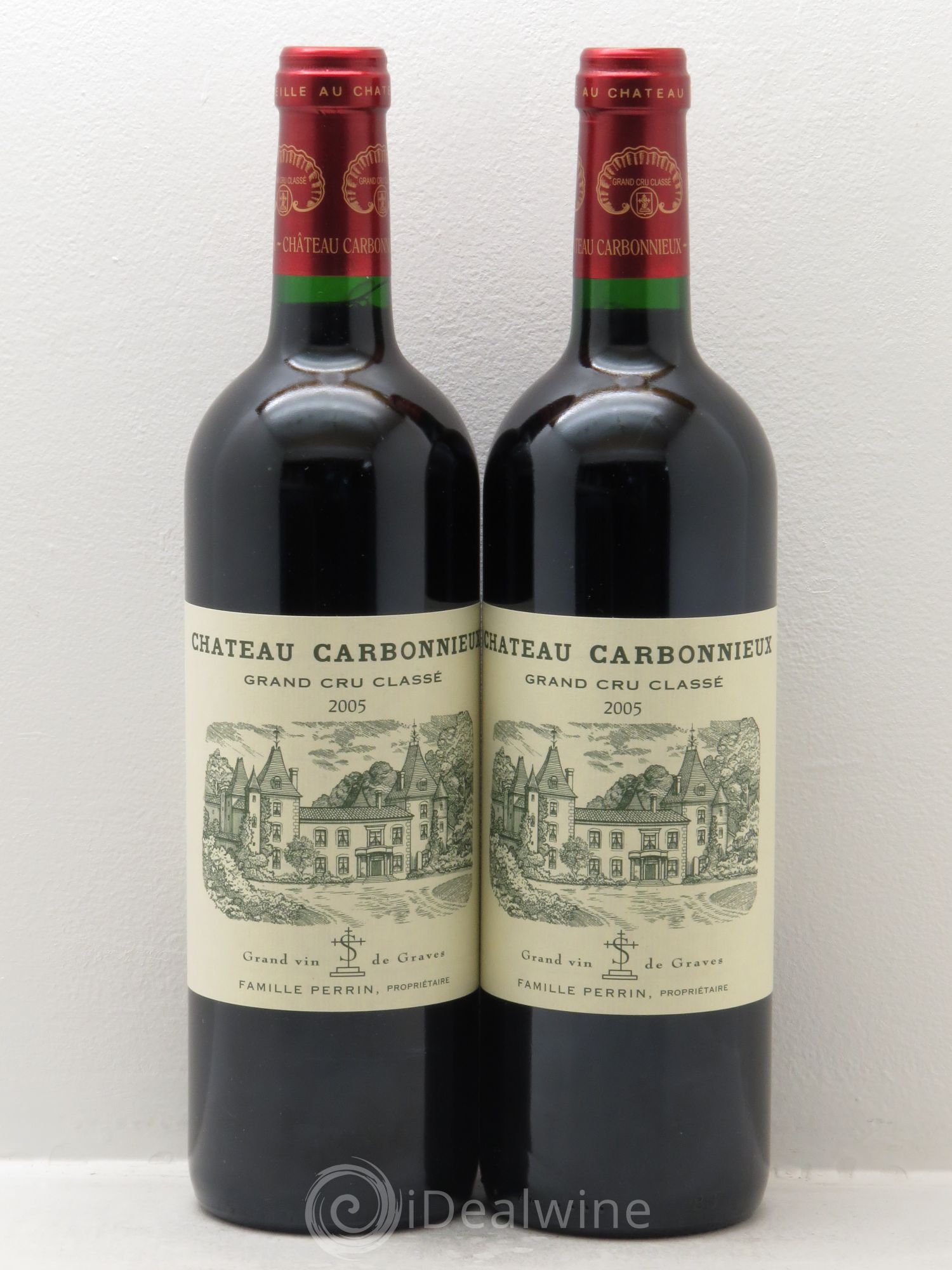 Château Carbonnieux Cru Classé de Graves 2005 - Lot de 2 bouteilles - 0