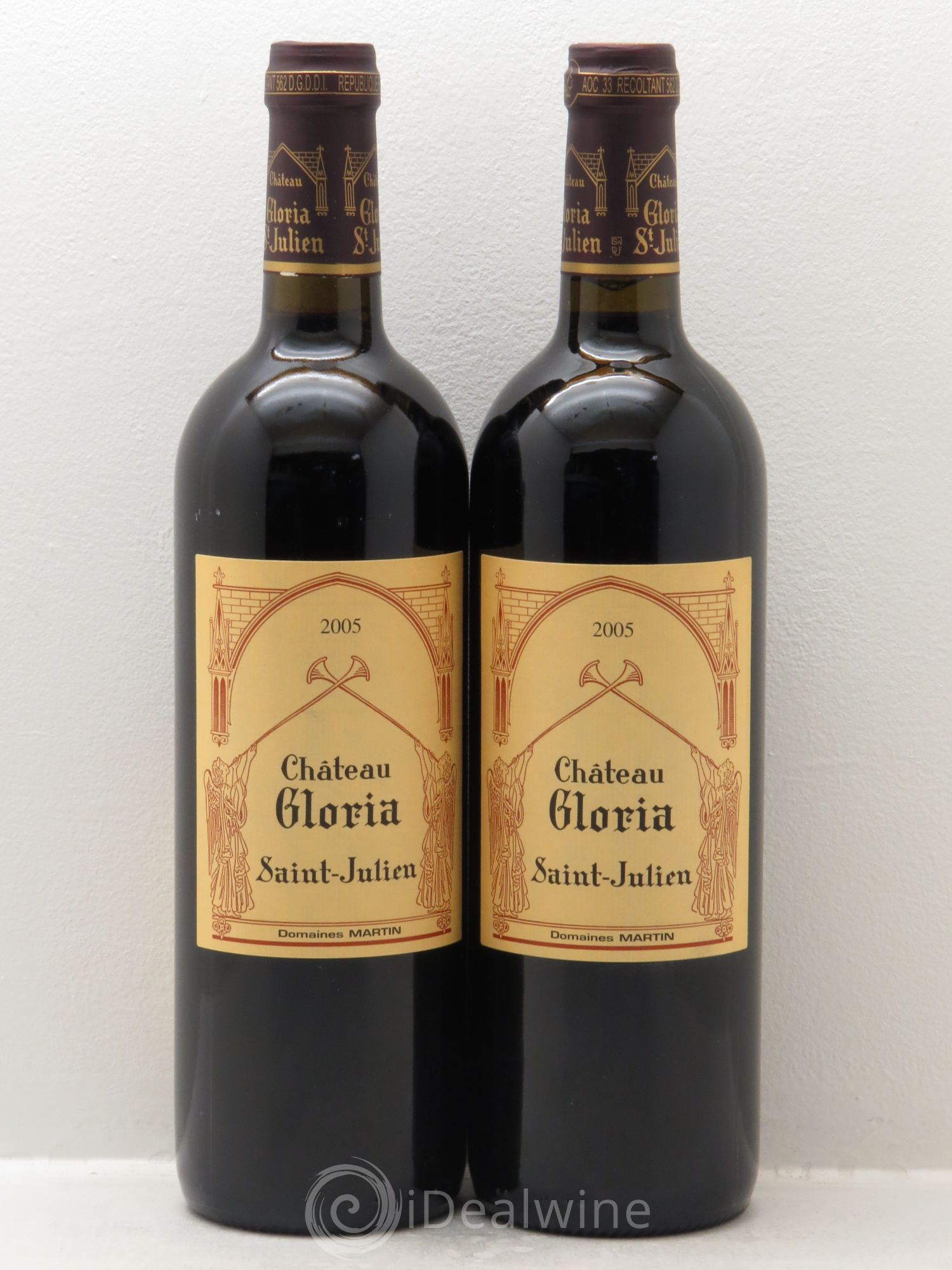 Château Gloria 2005 - Lot de 2 bouteilles - 0