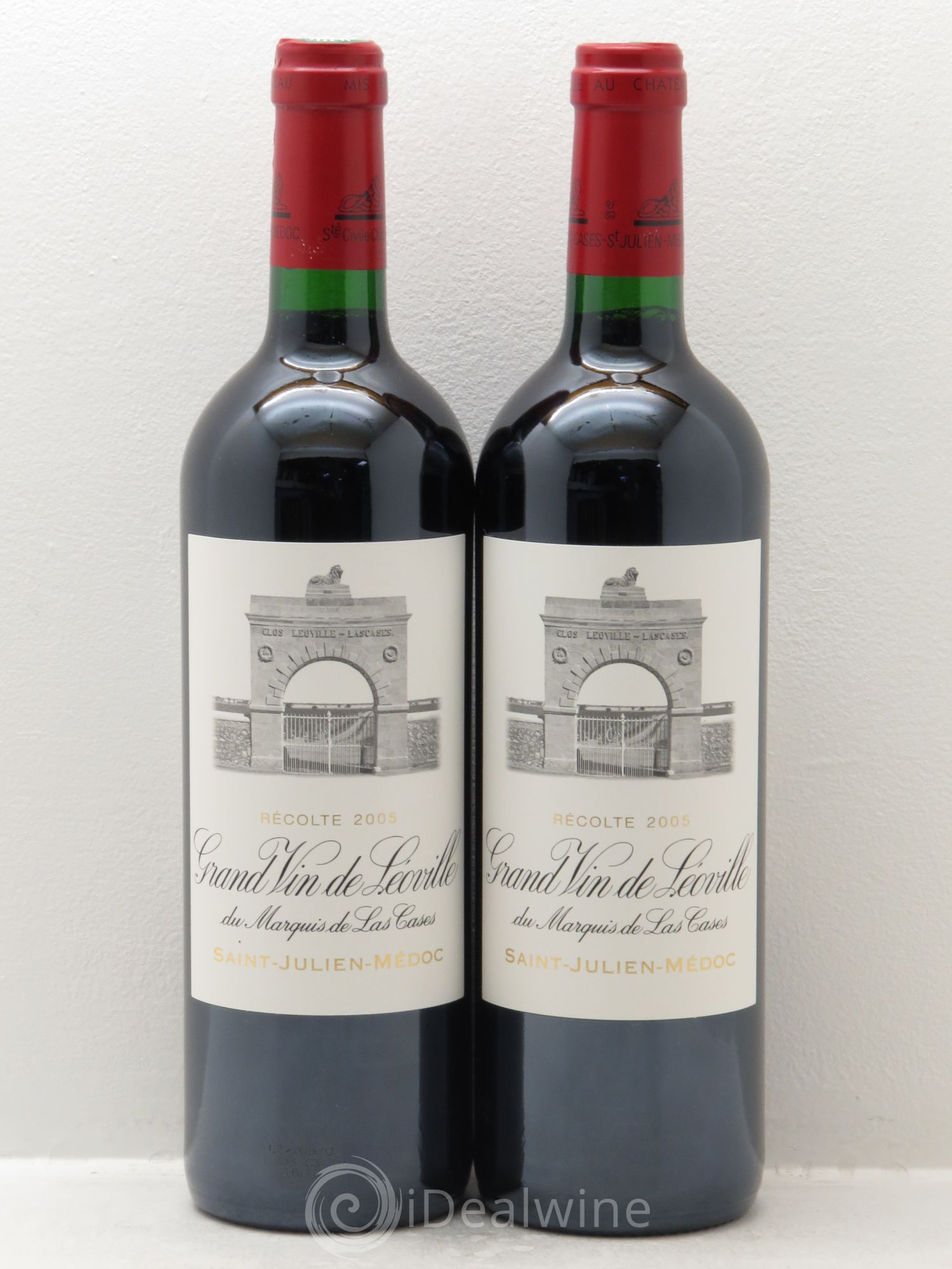 Château Léoville Las Cases 2ème Grand Cru Classé 2005 - Lot de 2 bouteilles - 0