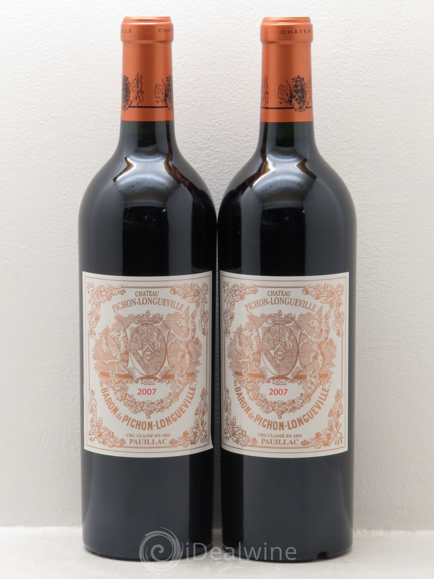 Pichon Longueville Baron 2ème Grand Cru Classé 2007 - Lot de 2 bouteilles - 0