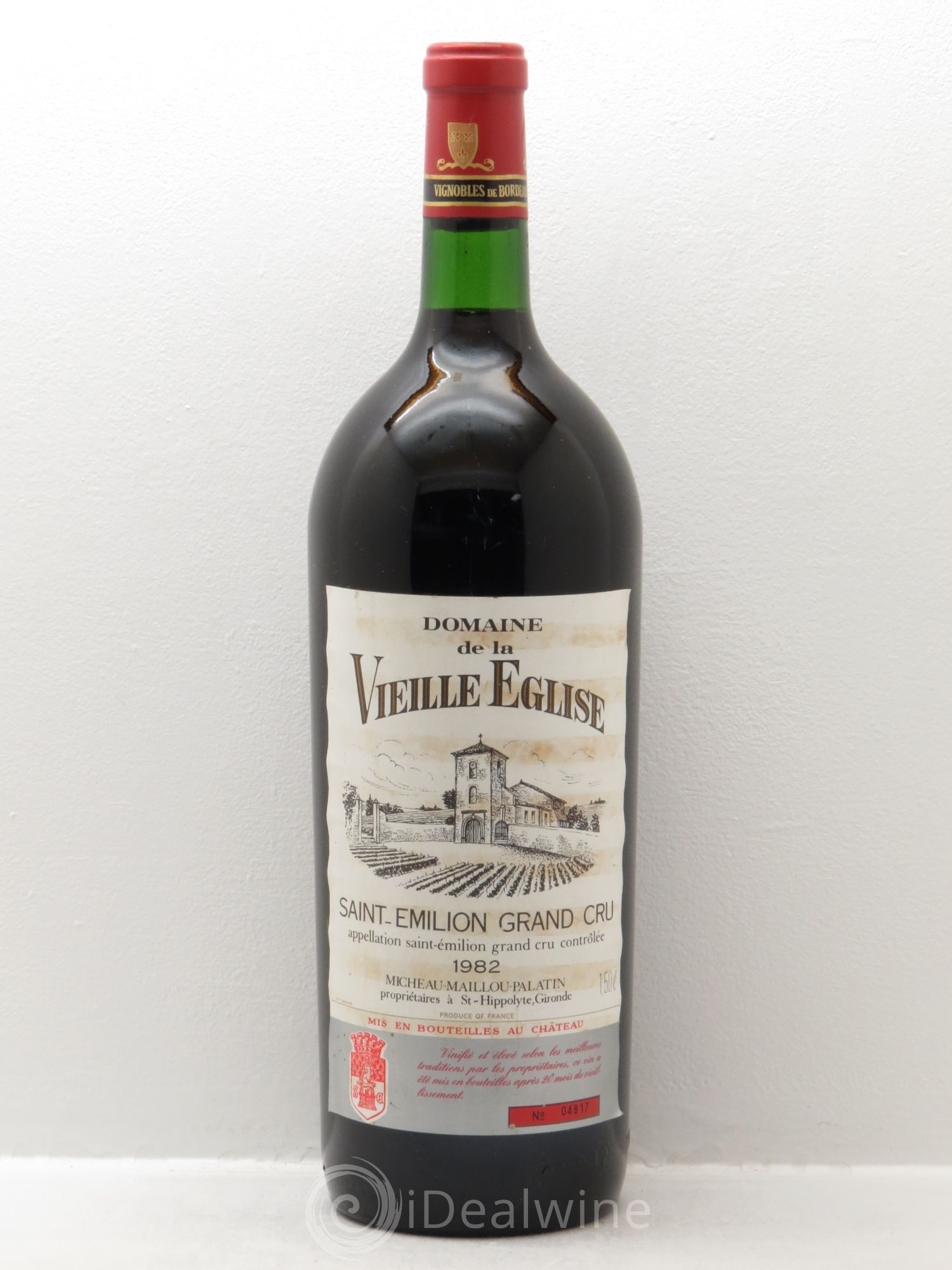 Saint-Émilion Domaine de la Vieille Eglise (sans prix de réserve) 1982 - Posten von 1 Magnum - 0
