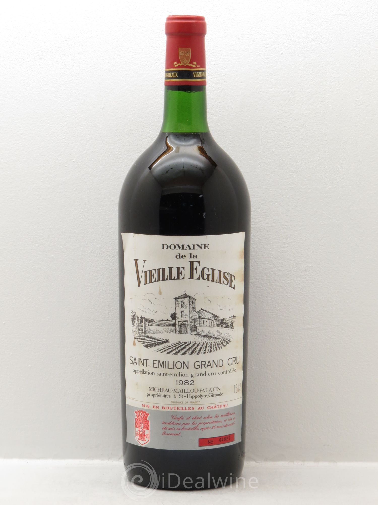 Saint-Émilion Domaine de la Vieille Eglise (sans prix de réserve) 1982 - Posten von 1 Magnum - 0