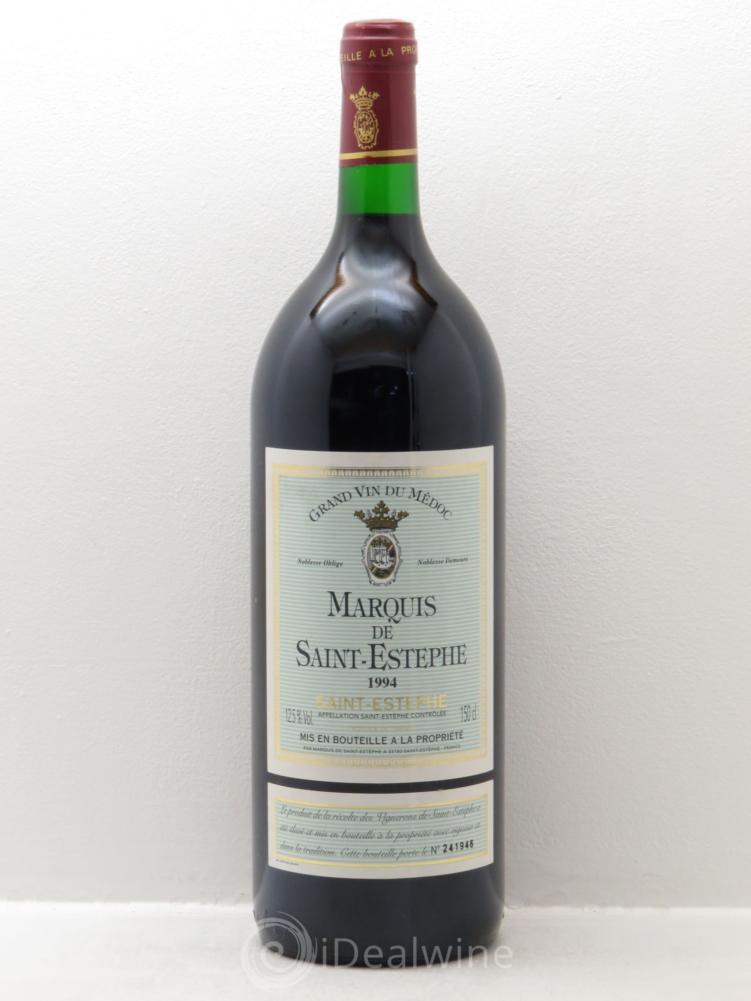 Marquis de Saint Estèphe (sans prix de réserve) 1994 - Lot de 1 magnum - 0