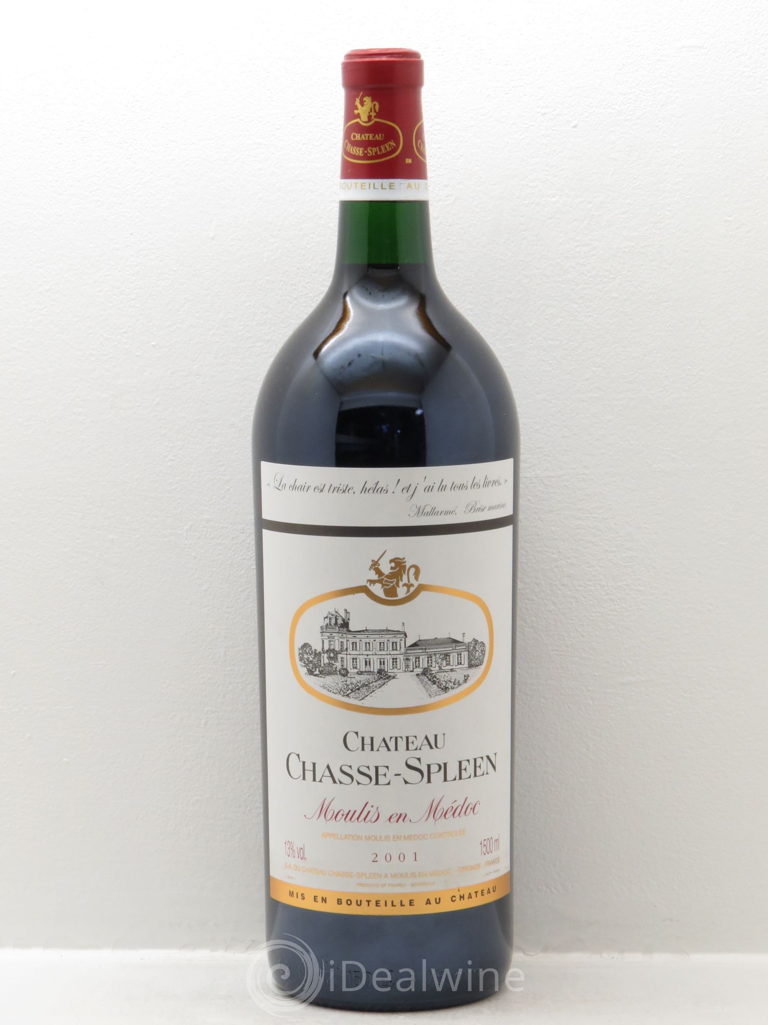 Château Chasse Spleen 2001 - Lot de 1 magnum - 0