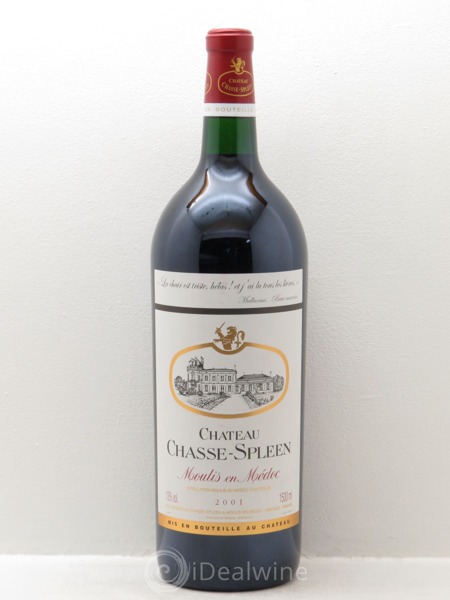 Château Chasse Spleen (sans prix de réserve) 2001 - Lot de 1 magnum - 0