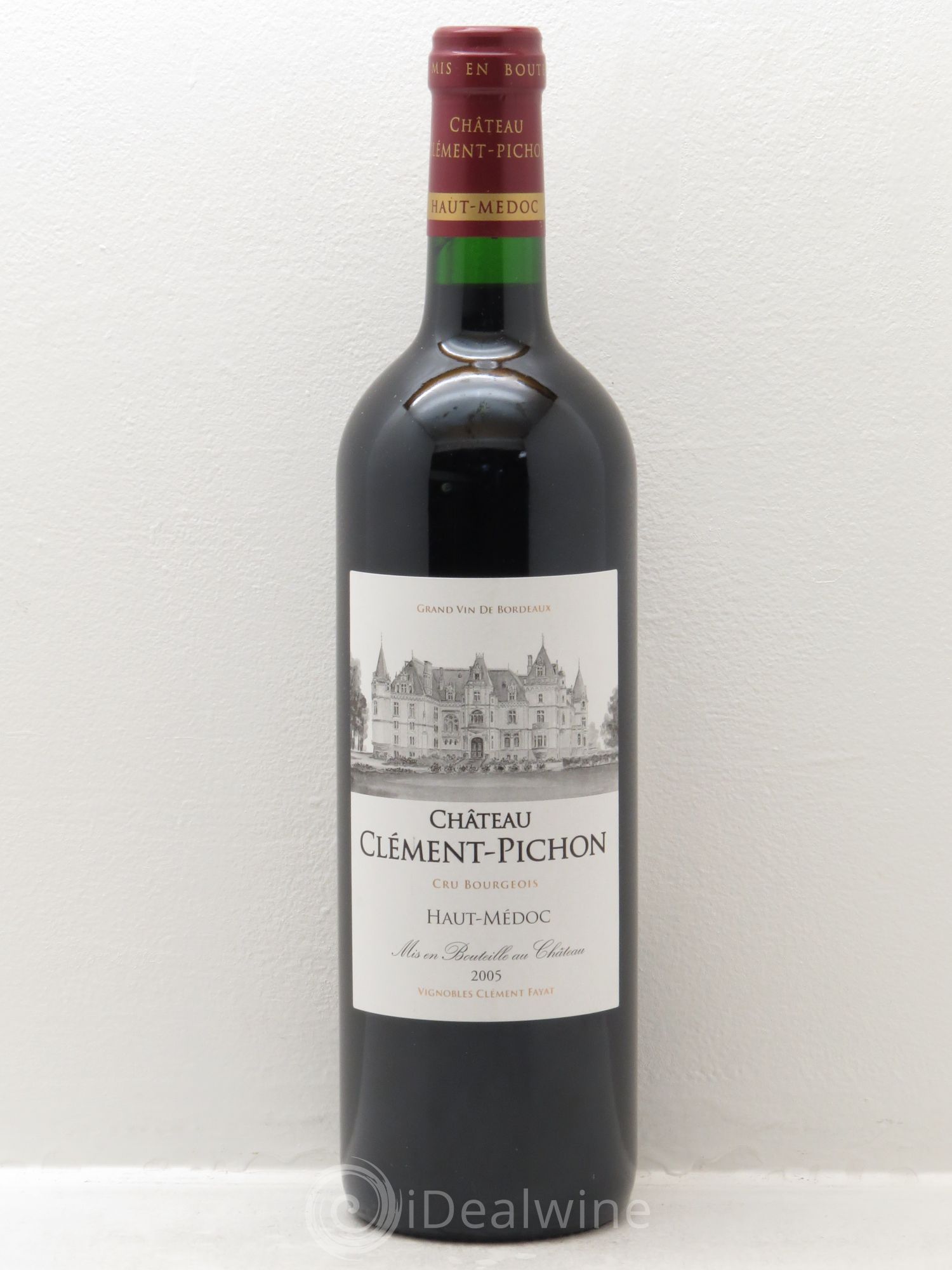 Château Clément-Pichon Cru Bourgeois 2005 - Lot de 1 bouteille - 0