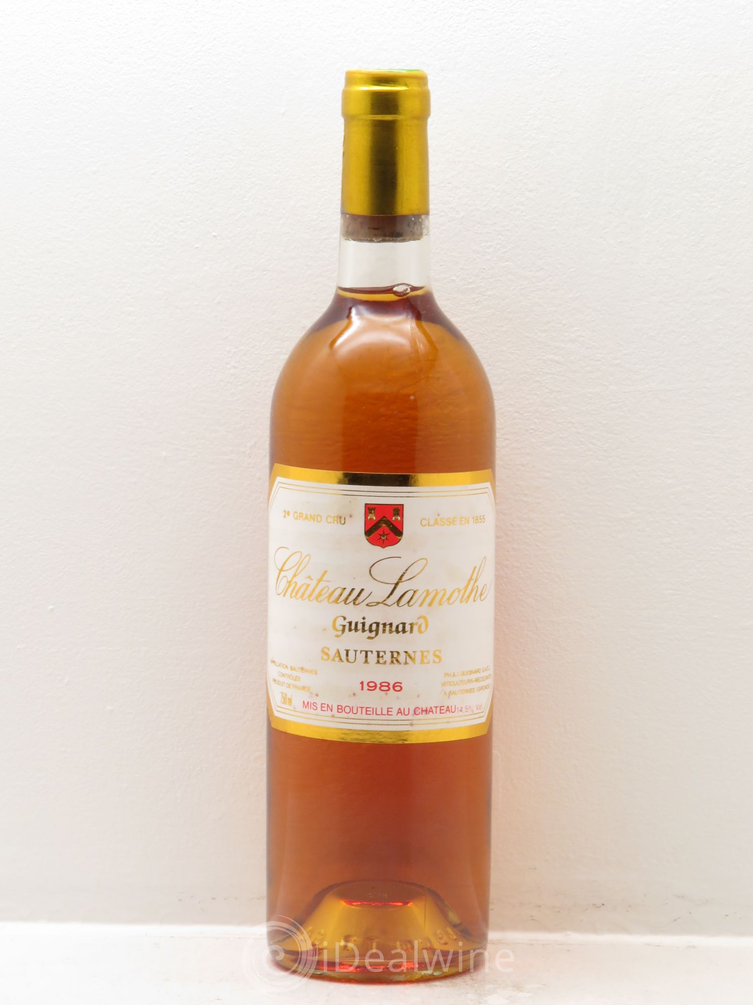 Château Lamothe Guignard 2ème Grand Cru Classé (senza prezzo di riserva) 1986 - Lotto di 1 bottiglia - 0