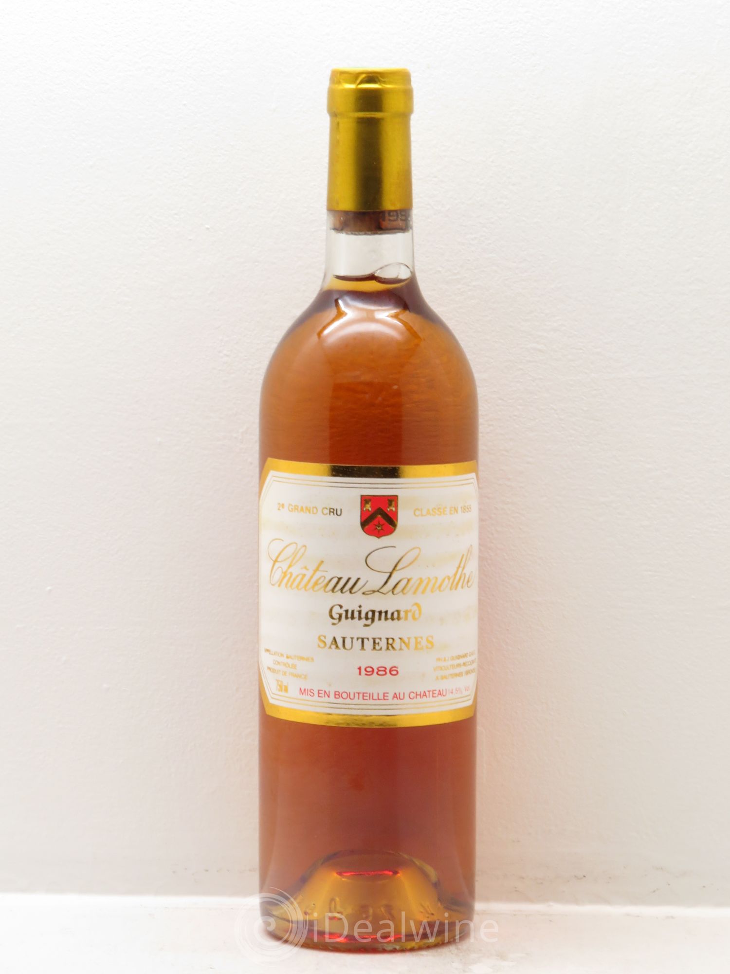 Château Lamothe Guignard 2ème Grand Cru Classé (senza prezzo di riserva) 1986 - Lotto di 1 bottiglia - 0