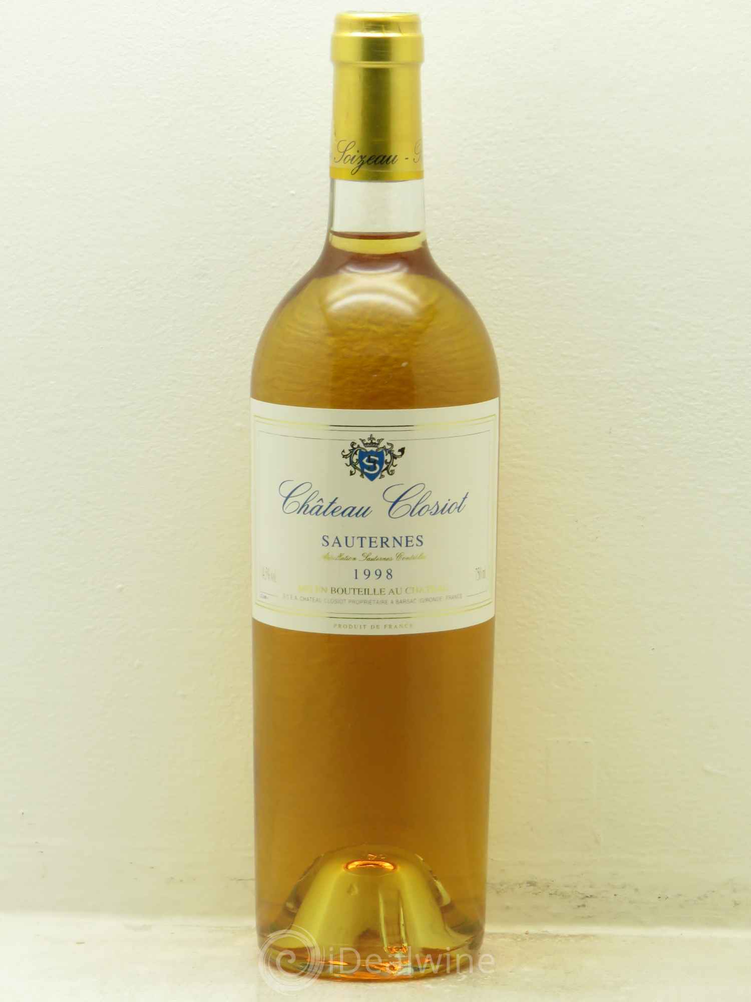 Sauternes closiot 1998 - Posten von 1 Flasche - 0
