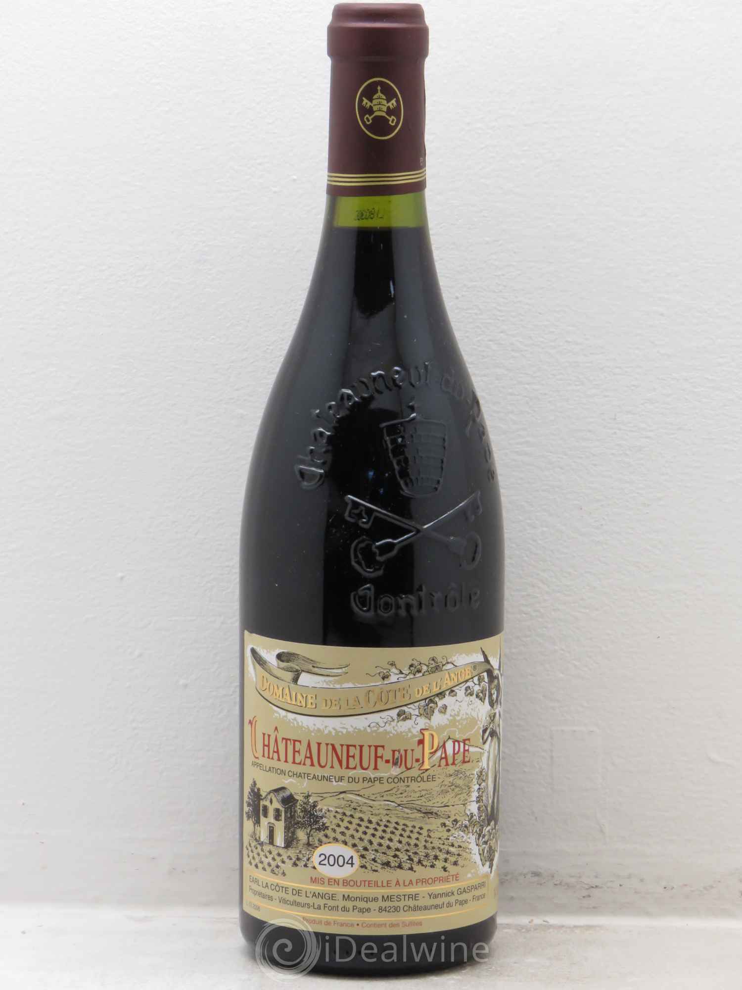 Châteauneuf-du-Pape cote de l'ange 2004 - Posten von 1 Flasche - 0