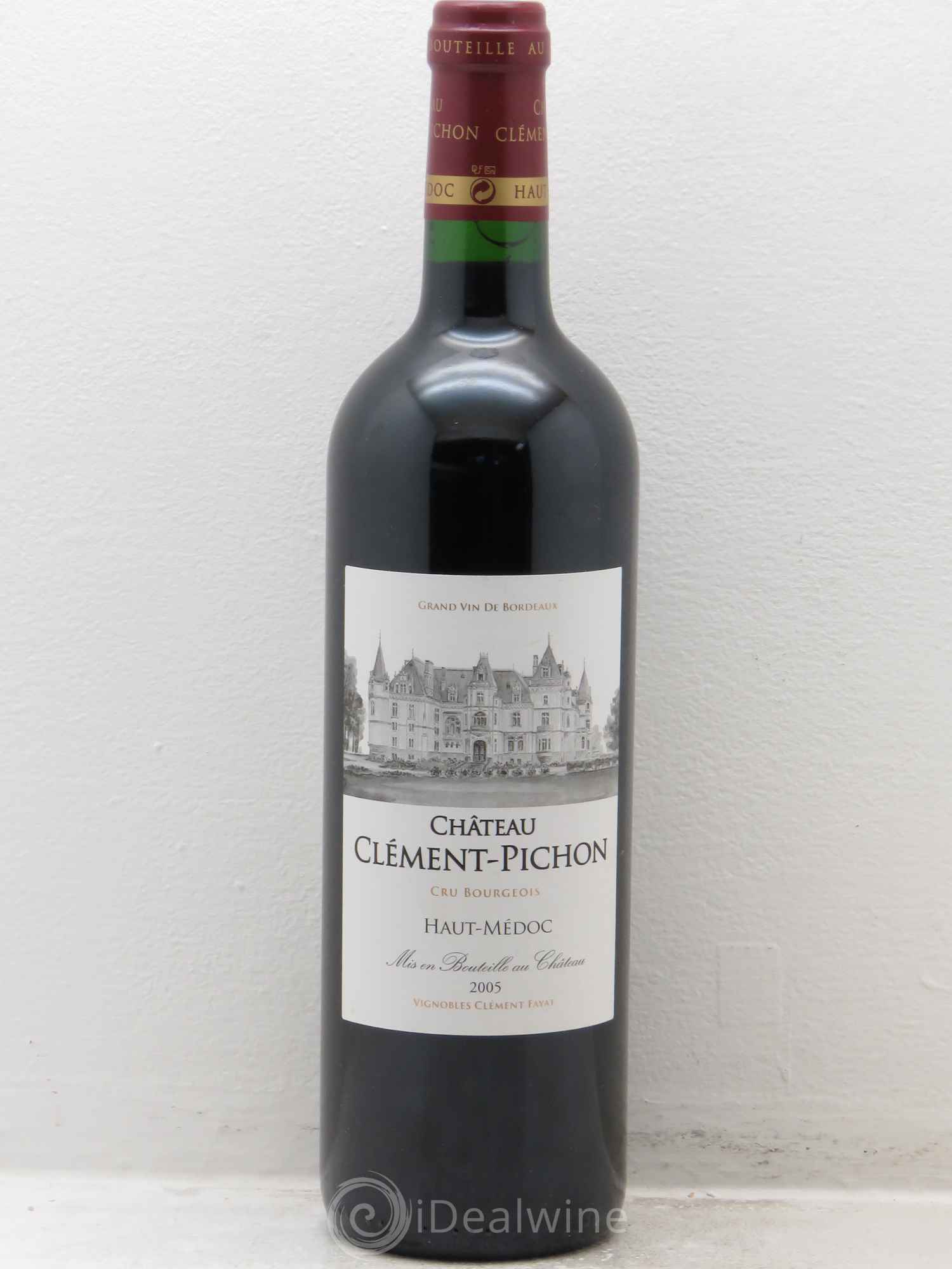 Château Clément-Pichon Cru Bourgeois 2005 - Lot de 1 bouteille - 0