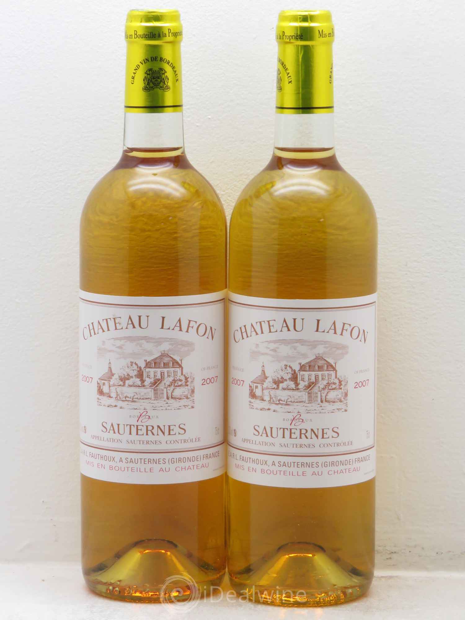 Château Lafon (senza prezzo di riserva) 2007 - Lotto di 2 bottiglie - 0