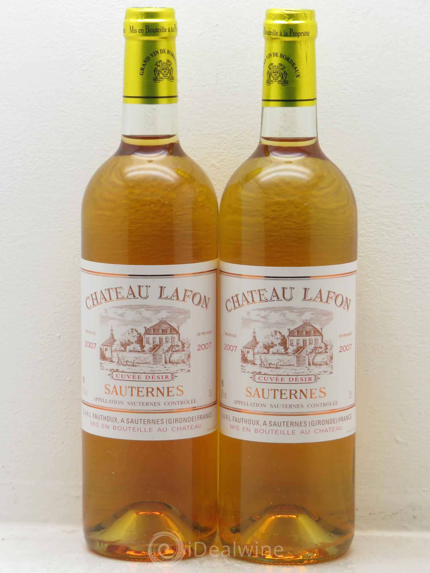 Château Lafon (senza prezzo di riserva) 2007 - Lotto di 2 bottiglie - 0