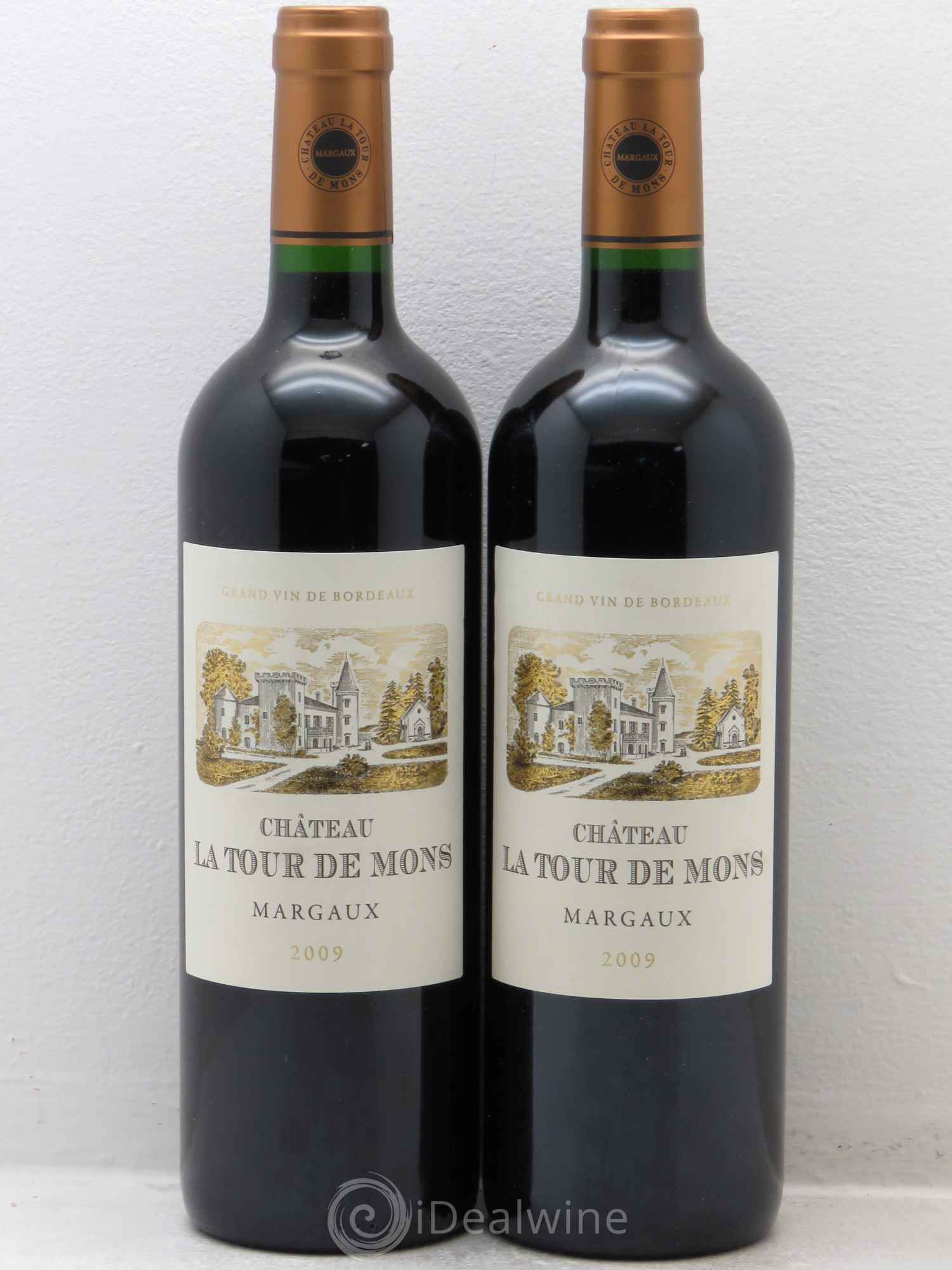 Château la Tour de Mons Cru Bourgeois 2009 - Lot de 2 bouteilles - 0