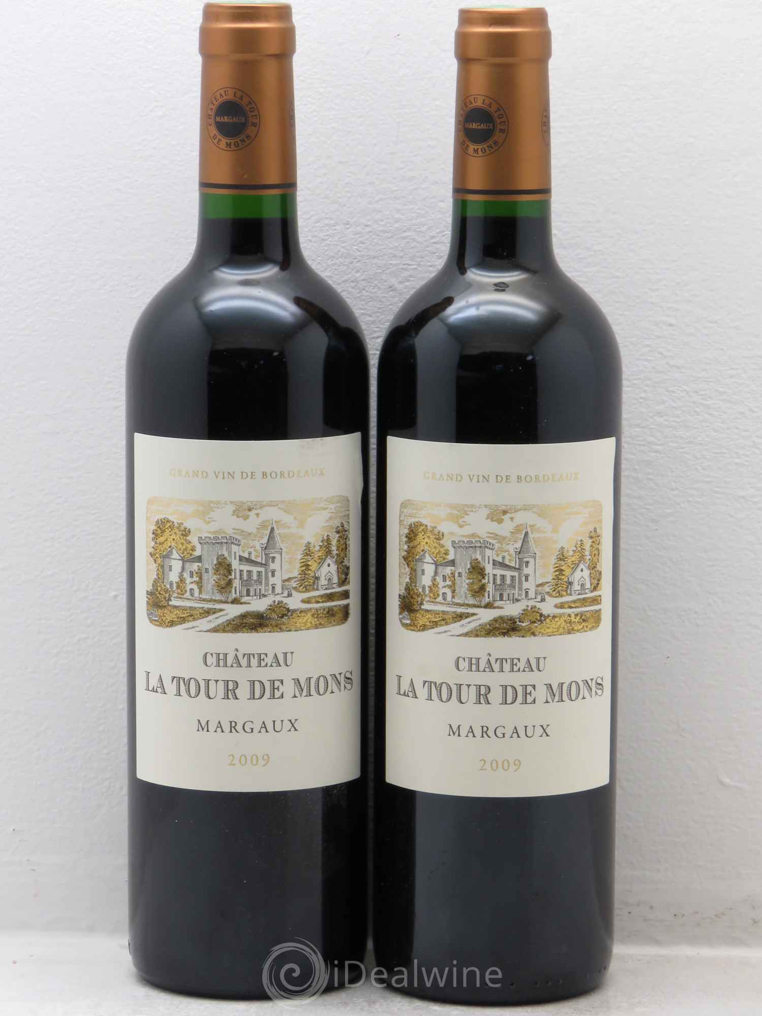 Château la Tour de Mons Cru Bourgeois 2009 - Lot de 2 bouteilles - 0