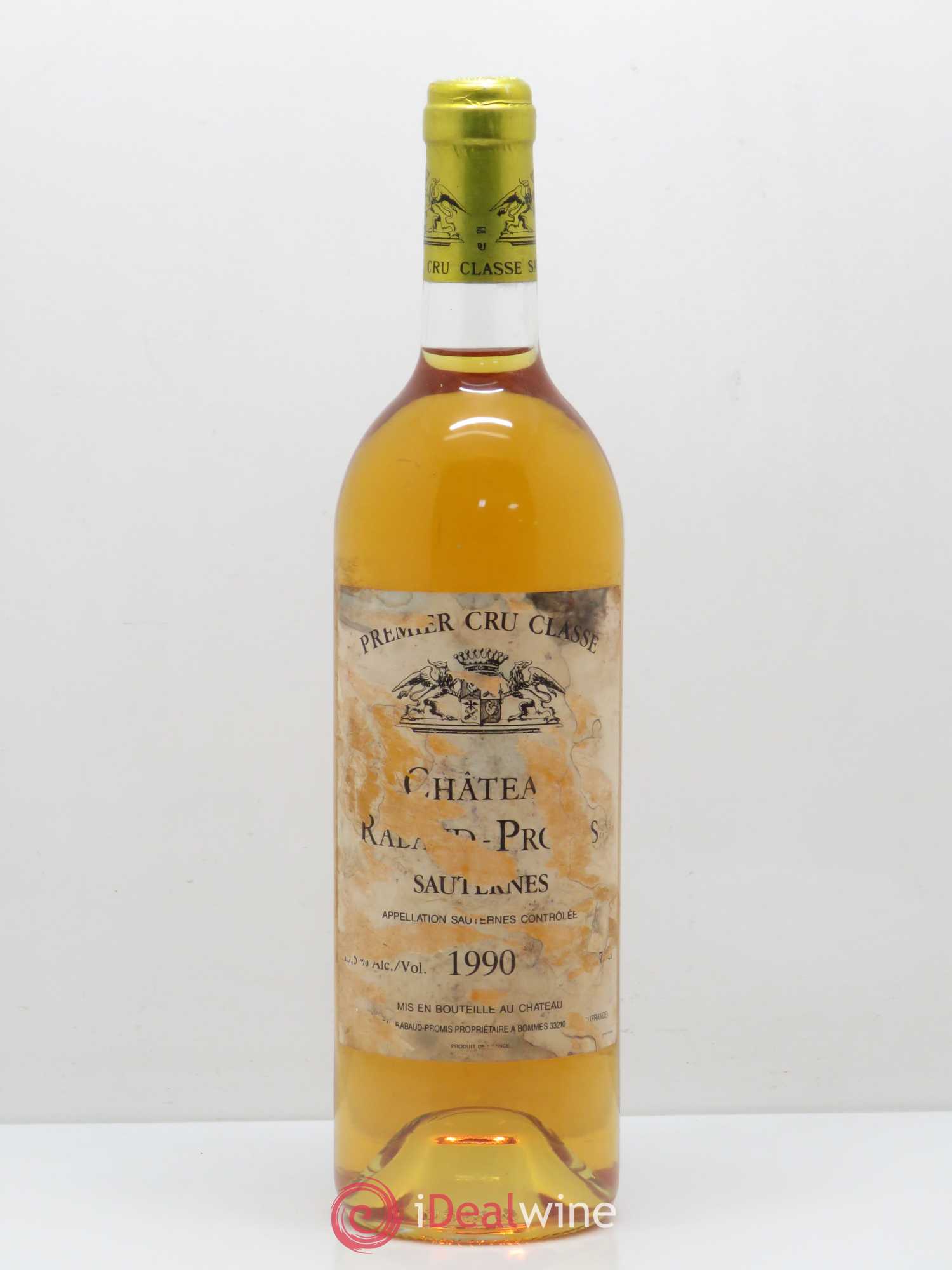 Château Rabaud Promis 1er Grand Cru Classé 1990 - Posten von 1 Flasche - 0