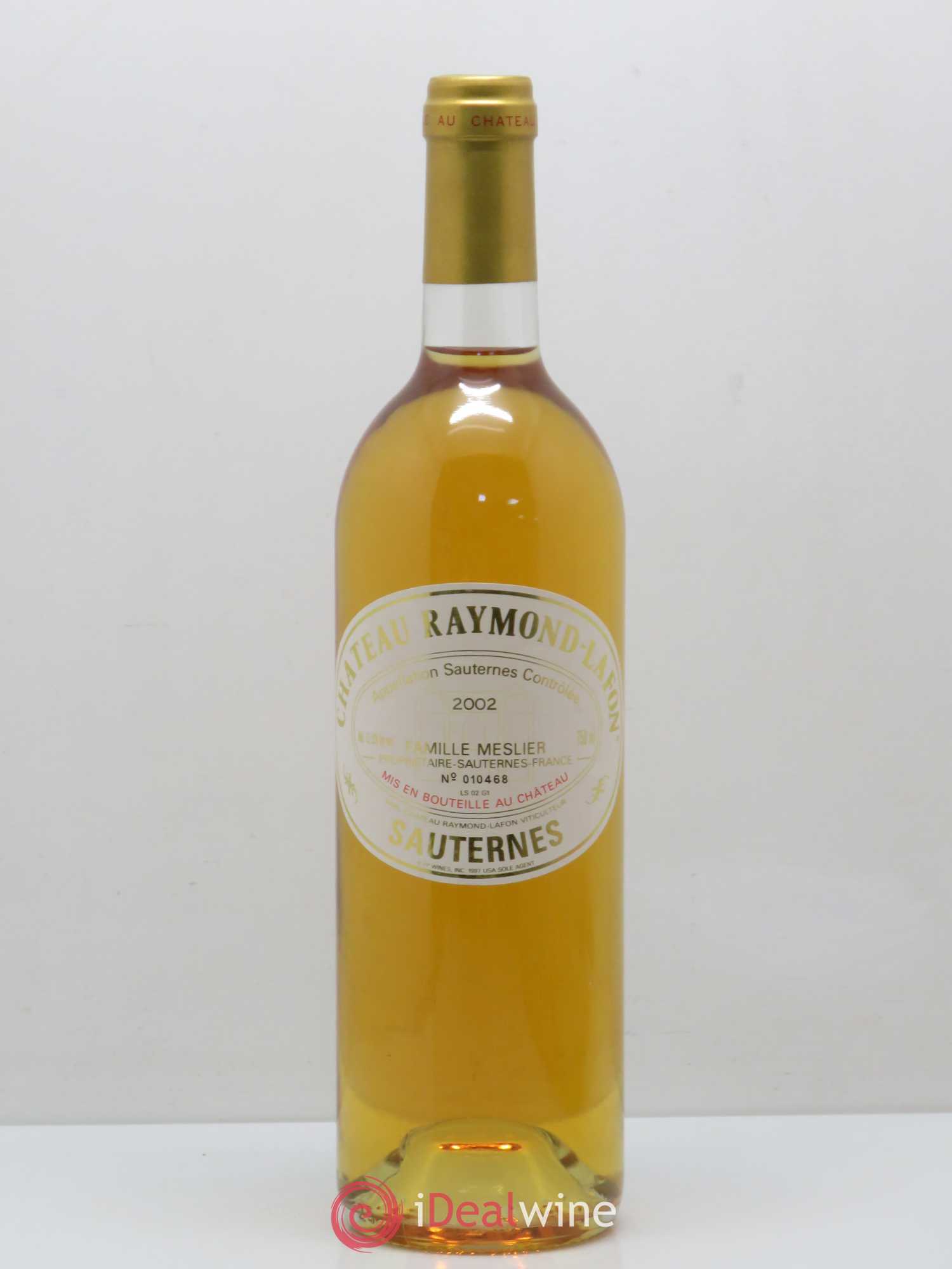 Château Raymond Lafon 2002 - Lotto di 1 bottiglia - 0