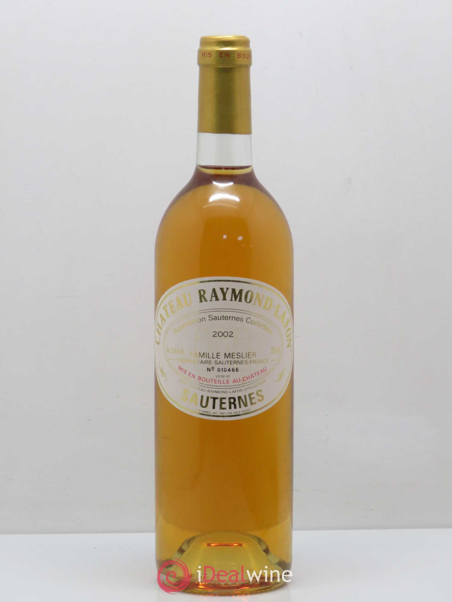 Château Raymond Lafon 2002 - Posten von 1 Flasche - 0