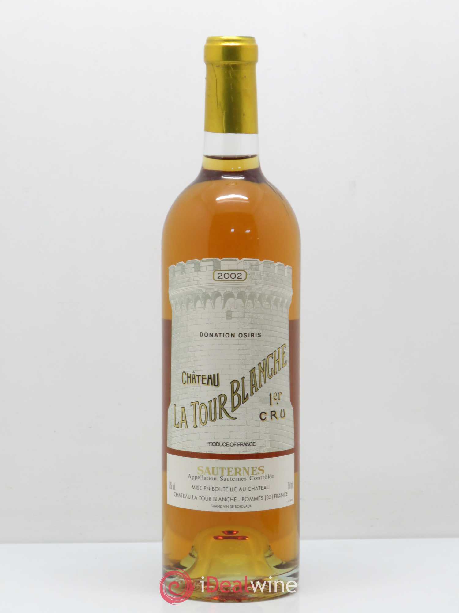 Château la Tour Blanche 1er Grand Cru Classé (senza prezzo di riserva) 2002 - Lotto di 1 bottiglia - 0