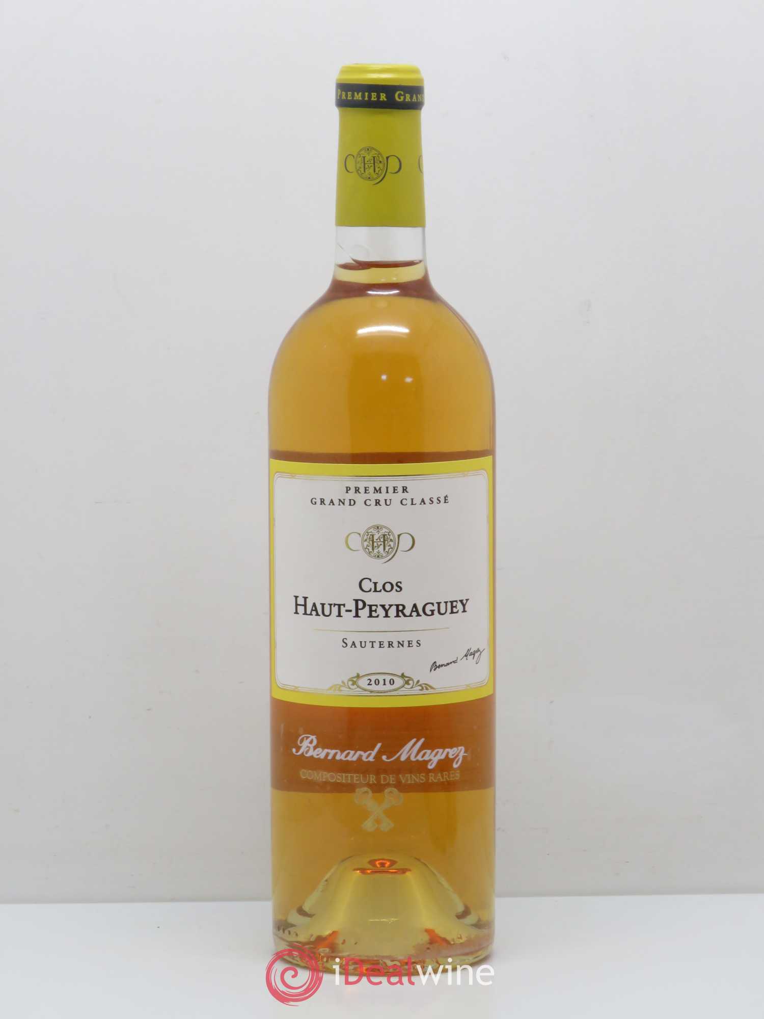 Clos Haut-Peyraguey 1er Grand Cru Classé 2010 - Lotto di 1 bottiglia - 0