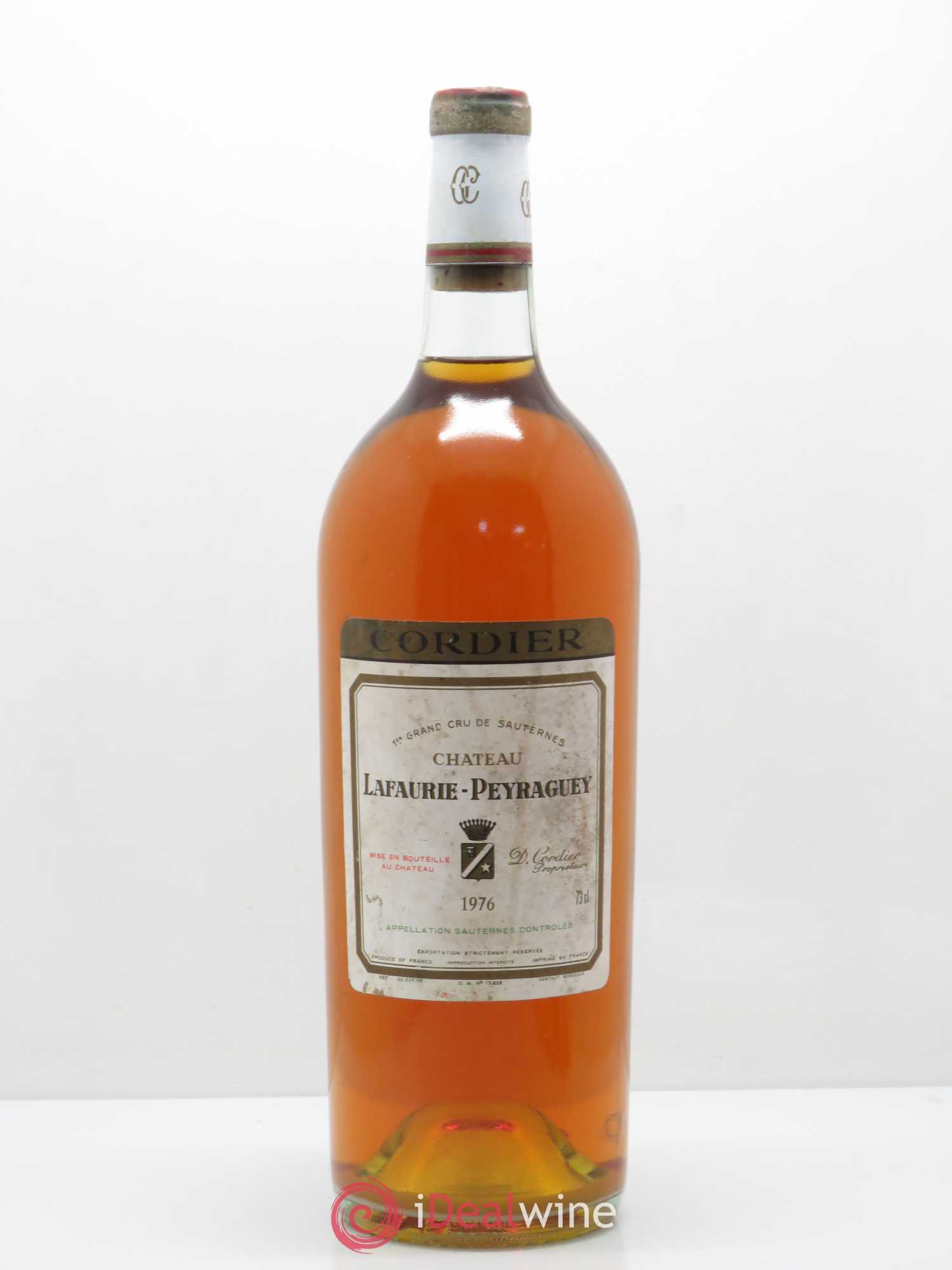 Château Lafaurie-Peyraguey 1er Grand Cru Classé 1976 - Lotto di 1 magnum - 0