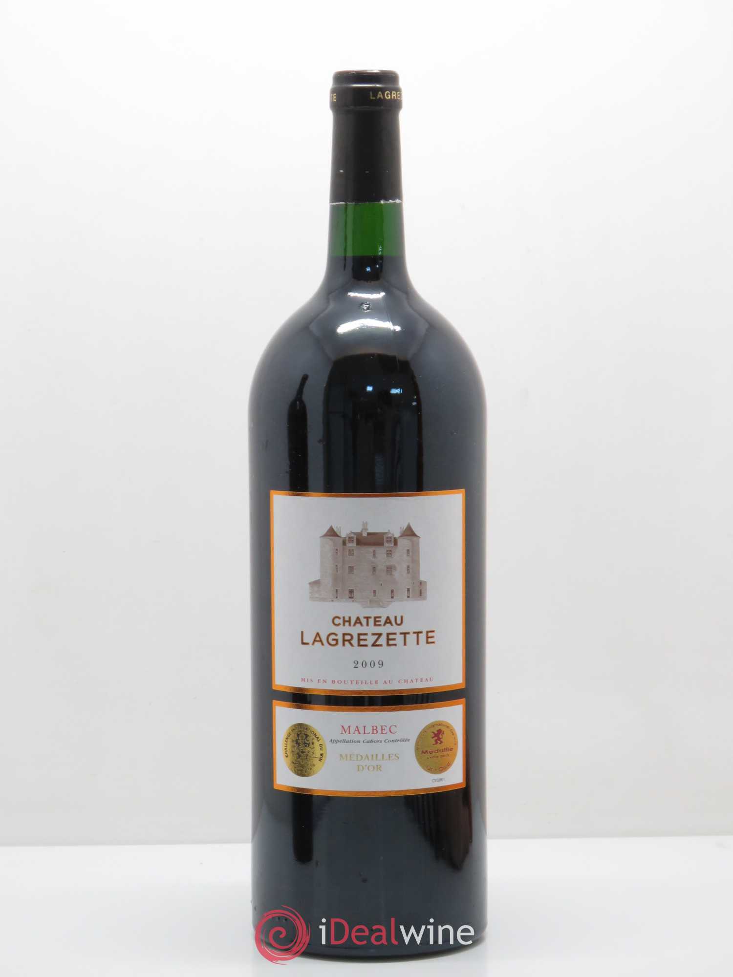 Cahors Château Lagrezette Alain Dominique Perrin (sans prix de réserve) 2009 - Lot de 1 magnum - 0