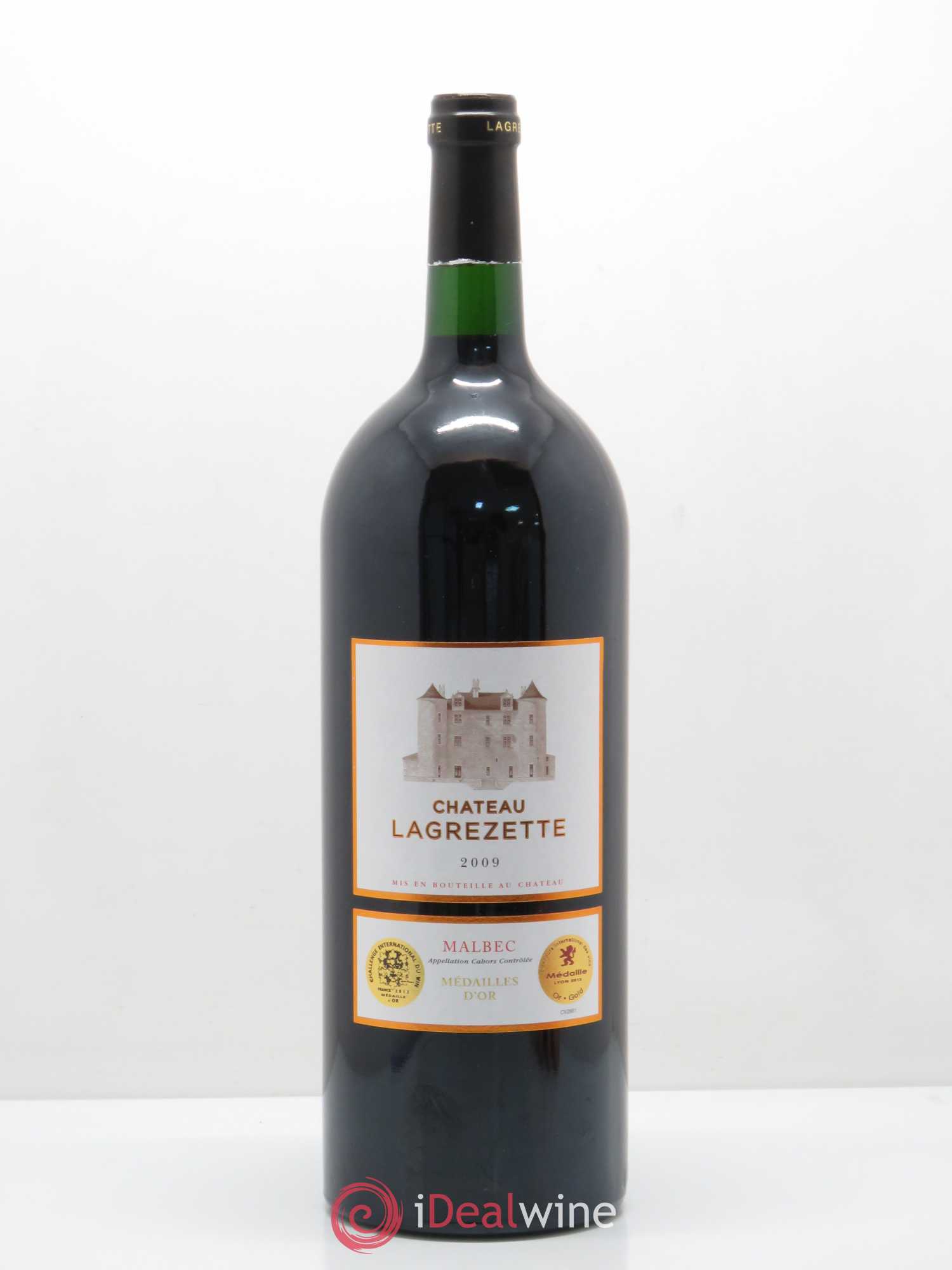 Cahors Château Lagrezette Alain Dominique Perrin 2009 - Lot de 1 magnum - 0