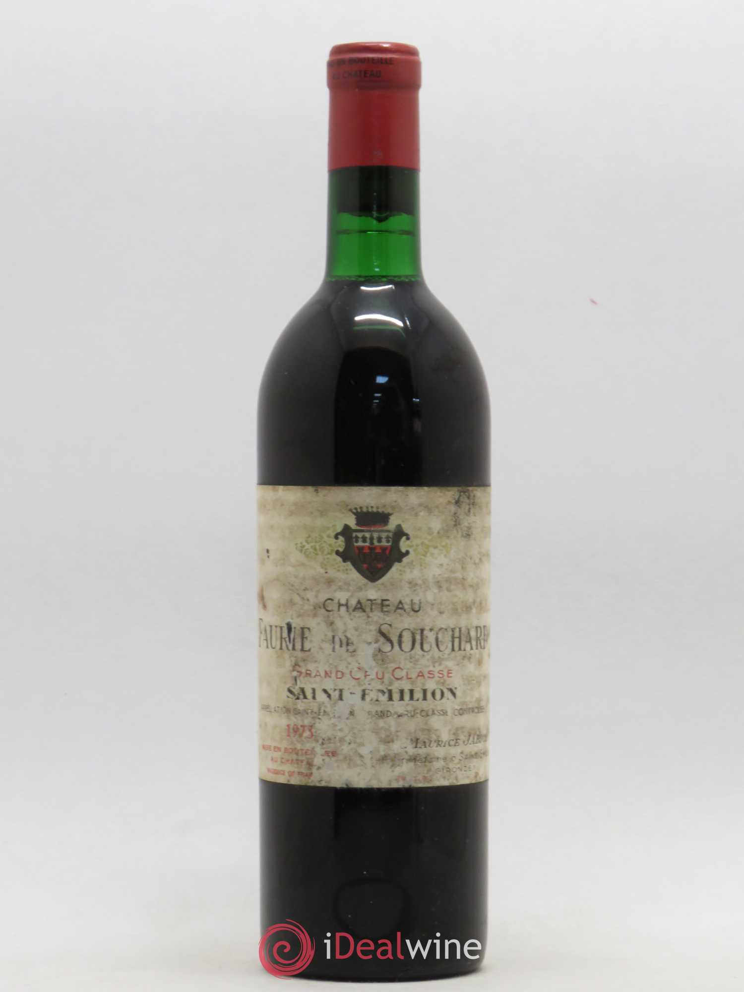 Château Faurie de Souchard Grand Cru Classé 1973 - Lot de 1 bouteille - 0