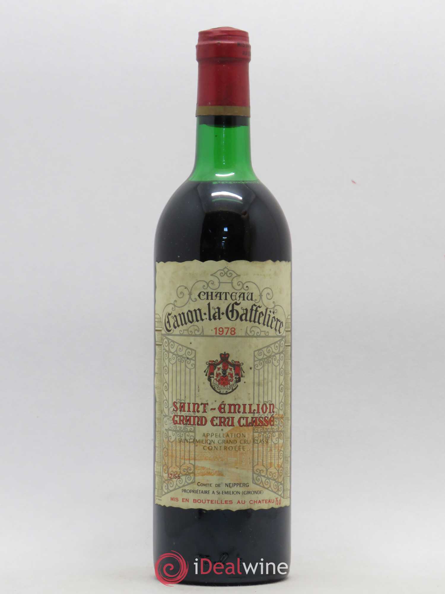 Château Canon la Gaffelière 1er Grand Cru Classé B 1978 - Lot de 1 bouteille - 0