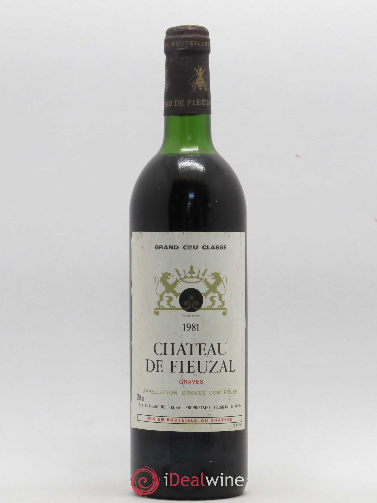 Château de Fieuzal Cru Classé de Graves 1981 - Lot de 1 bouteille - 0
