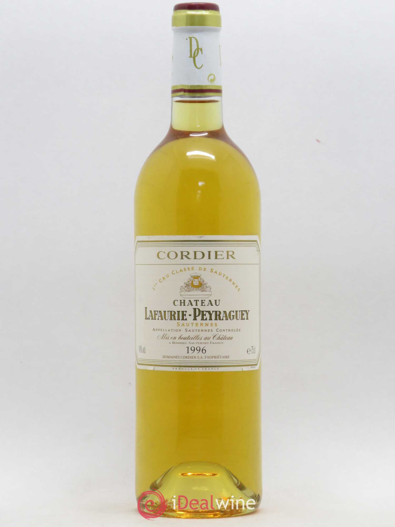 Château Lafaurie-Peyraguey 1er Grand Cru Classé 1996 - Lotto di 1 bottiglia - 0