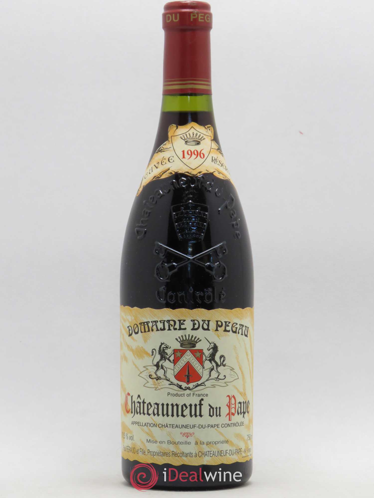 Châteauneuf-du-Pape Domaine du Pégau Cuvée Réservée Paul et Laurence Féraud 1996 - Lot de 1 bouteille - 0