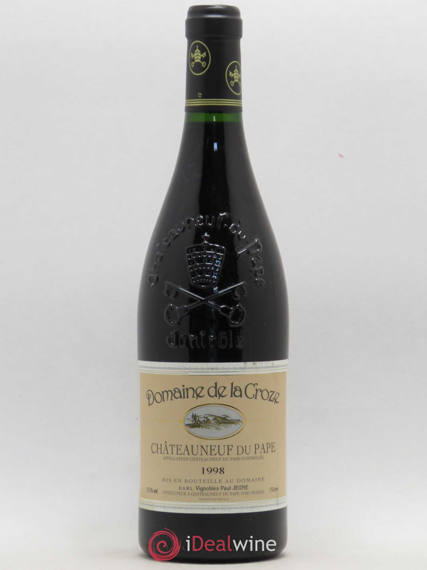 Châteauneuf-du-Pape Domaine de La Croze 1998 - Posten von 1 Flasche - 0
