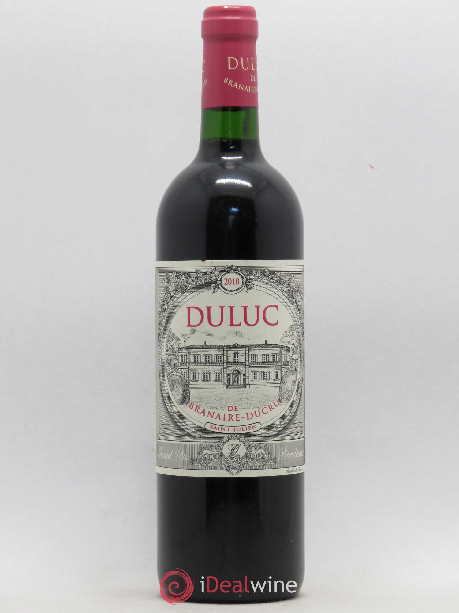 Duluc de Branaire Second Vin 2010 - Lot de 1 bouteille - 0