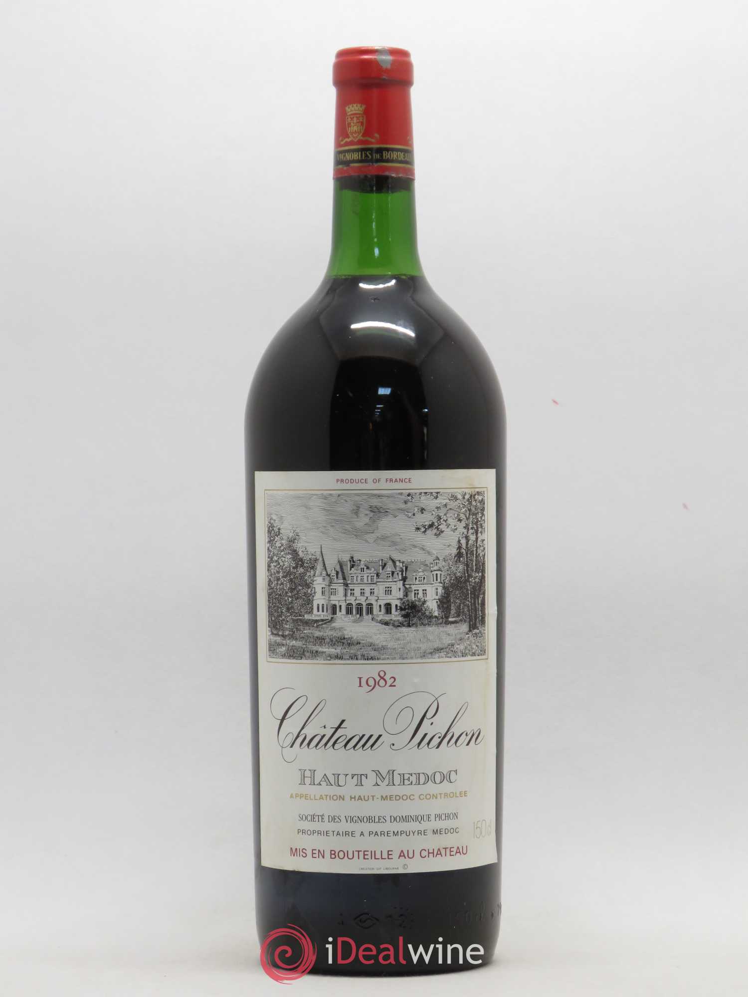 Bordeaux Haut-Médoc Château Pichon - Château Clément-Pichon 1982 - Posten von 1 Magnum - 0