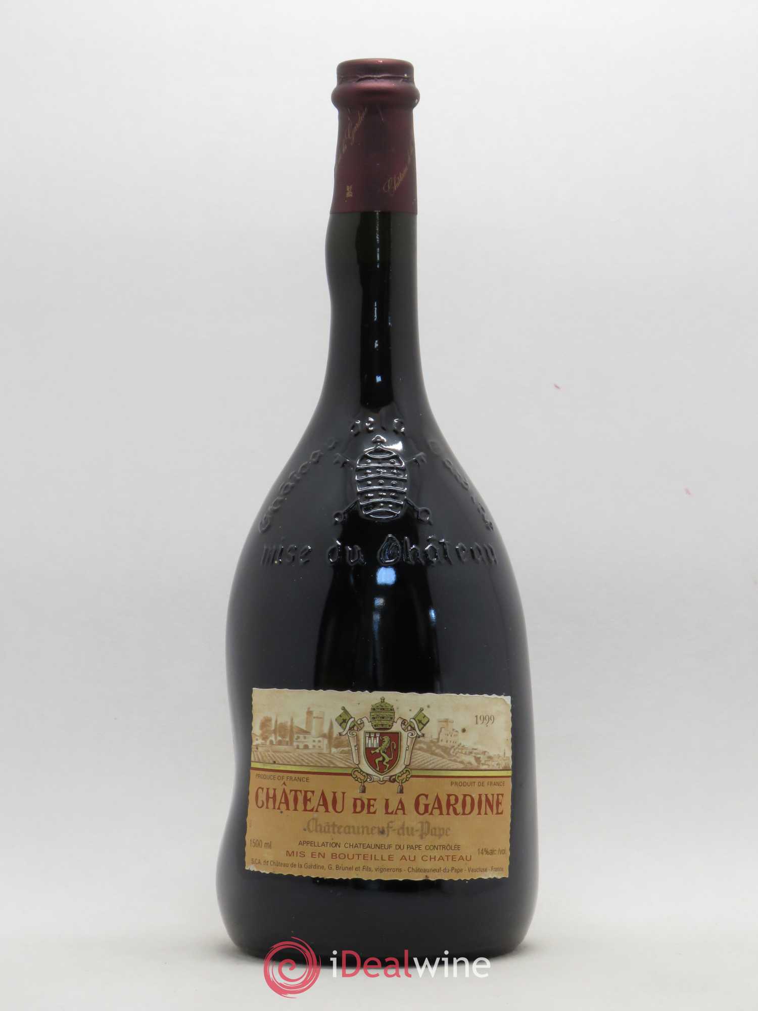 Châteauneuf-du-Pape Château de La Gardine Famille Brunel 1999 - Lot de 1 magnum - 0